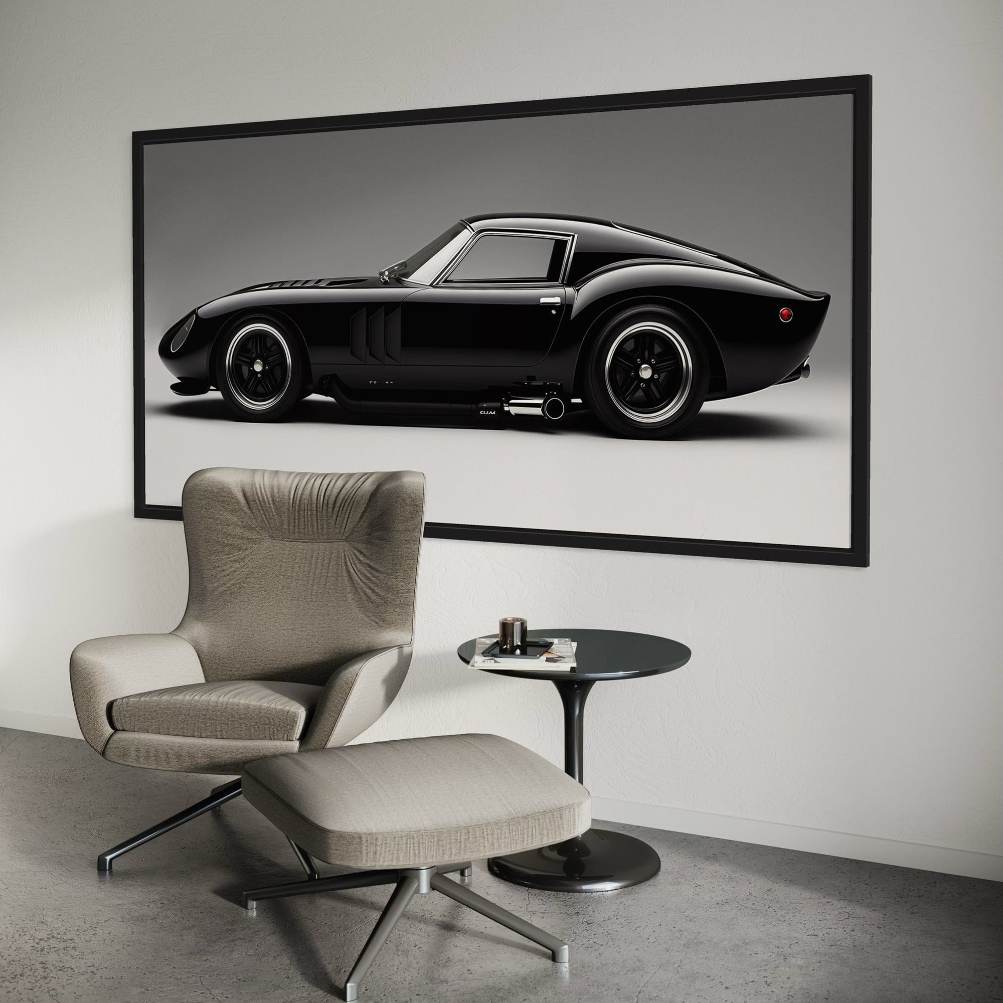 Monochrome Muscle Car