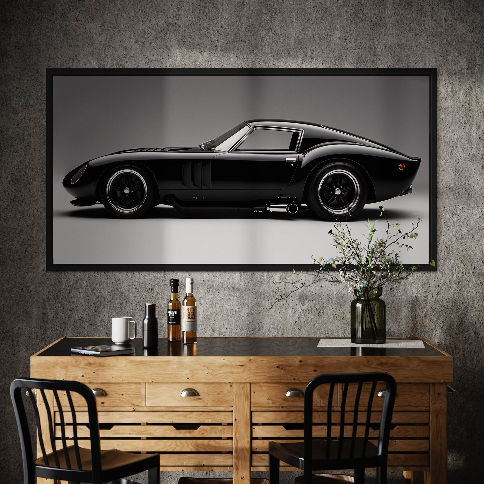 Monochrome Muscle Car