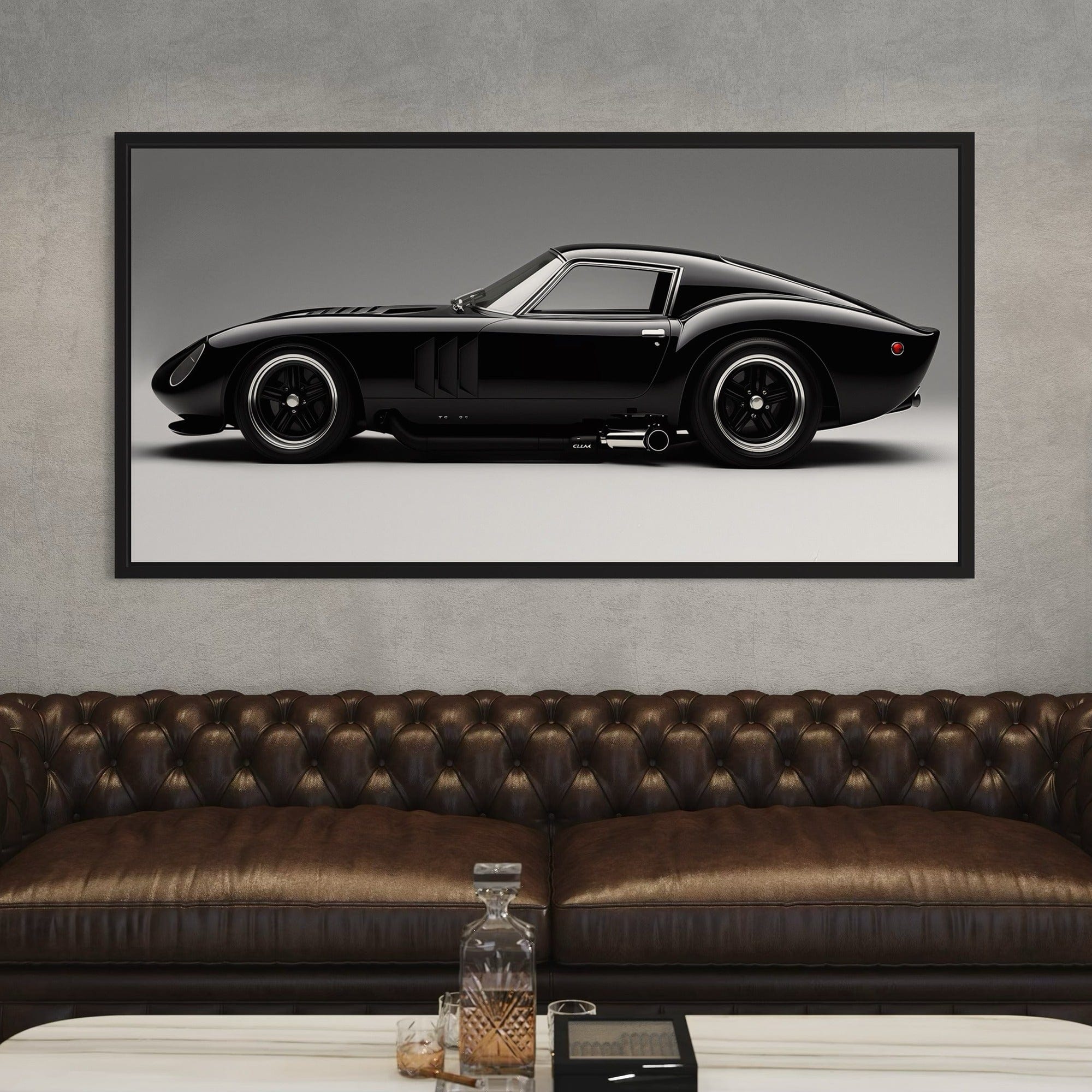 Monochrome Muscle Car