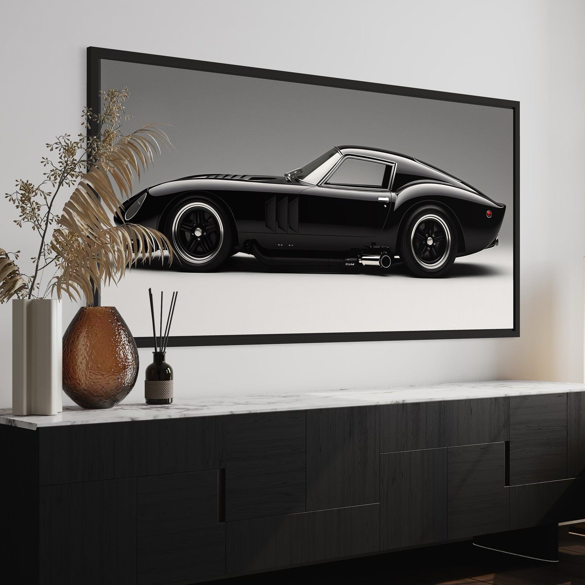 Monochrome Muscle Car