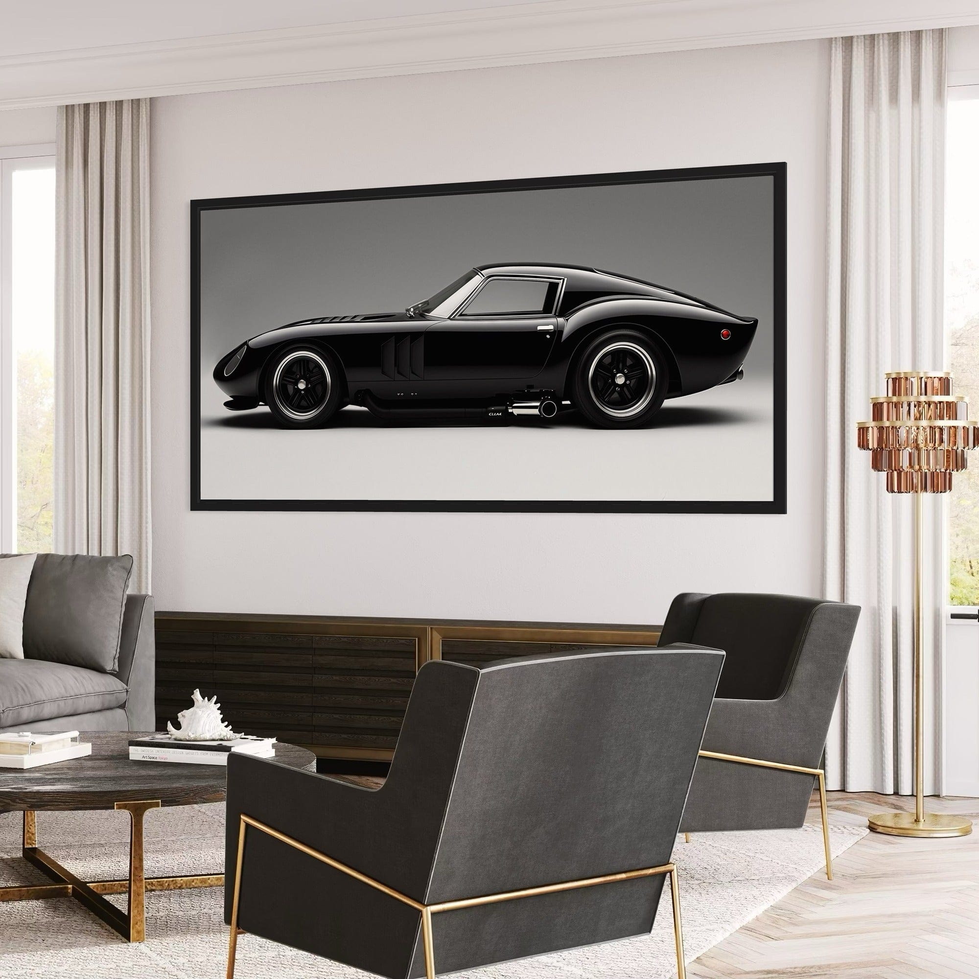 Monochrome Muscle Car