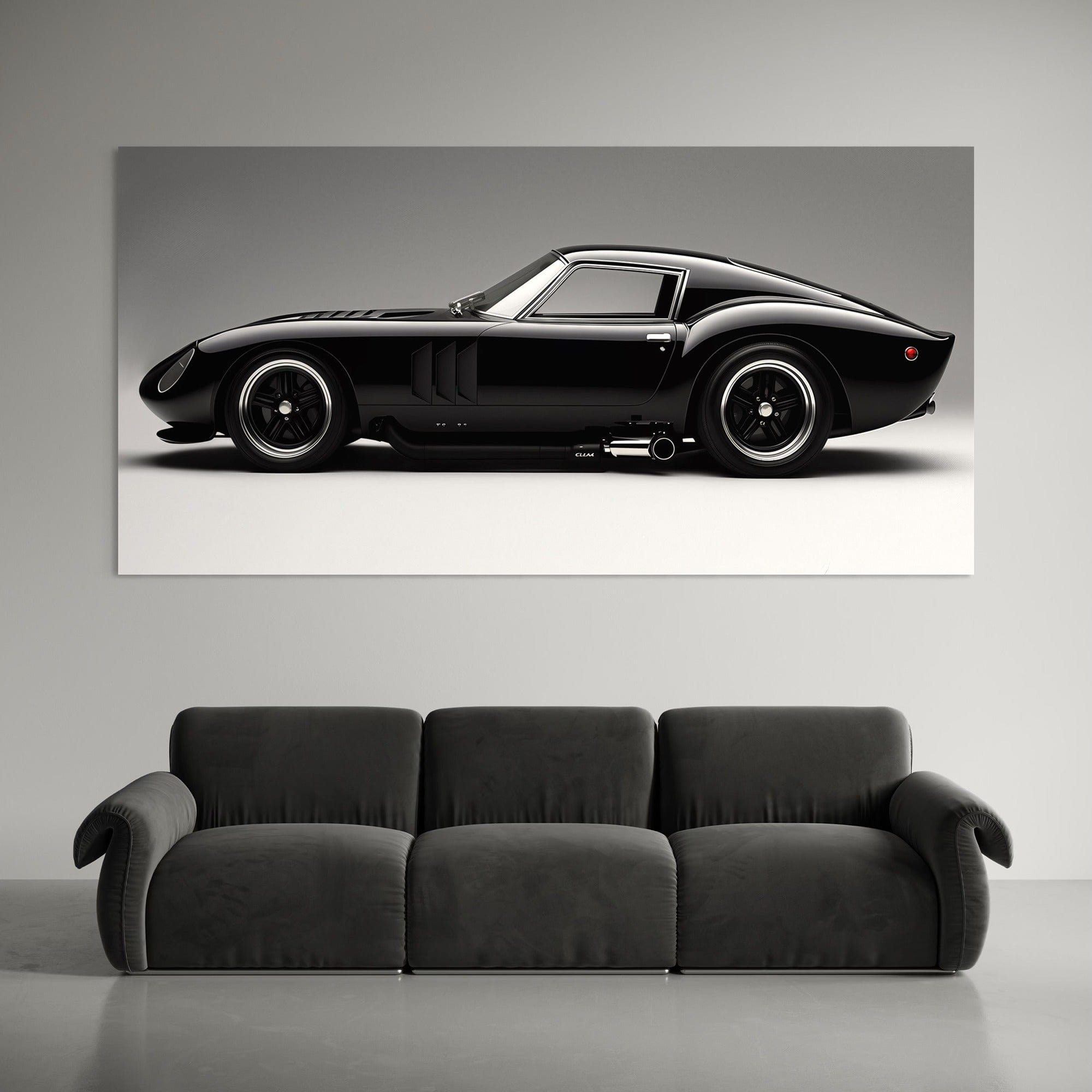Monochrome Muscle Car