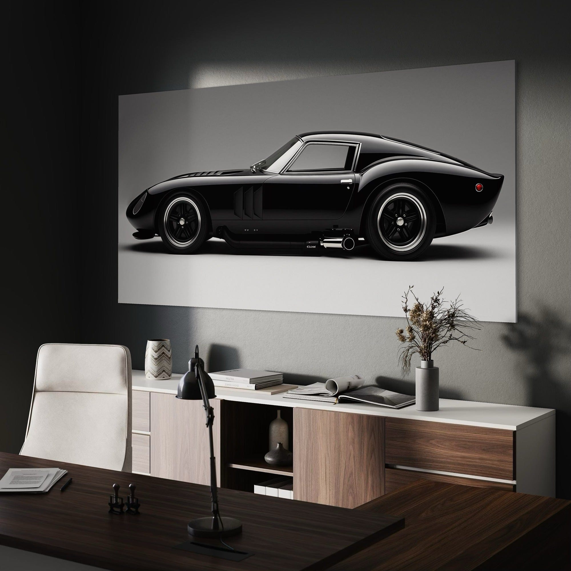 Monochrome Muscle Car
