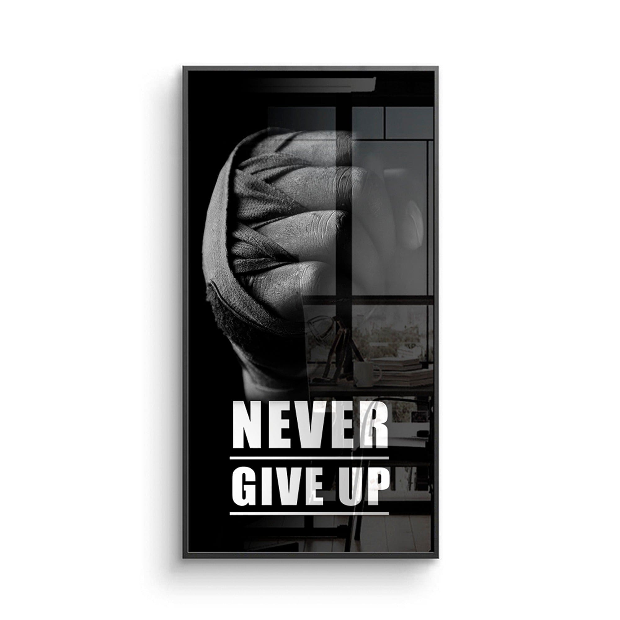 NEVER GIVE UP