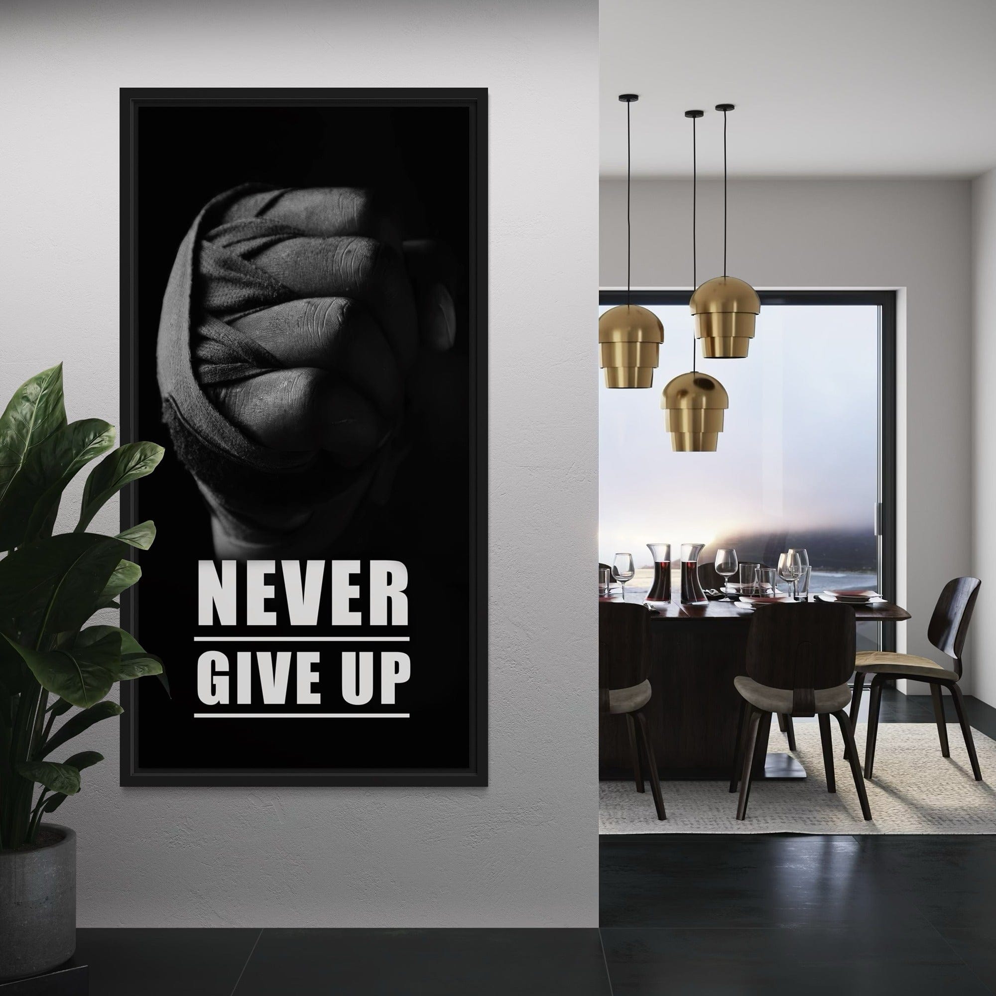 NEVER GIVE UP