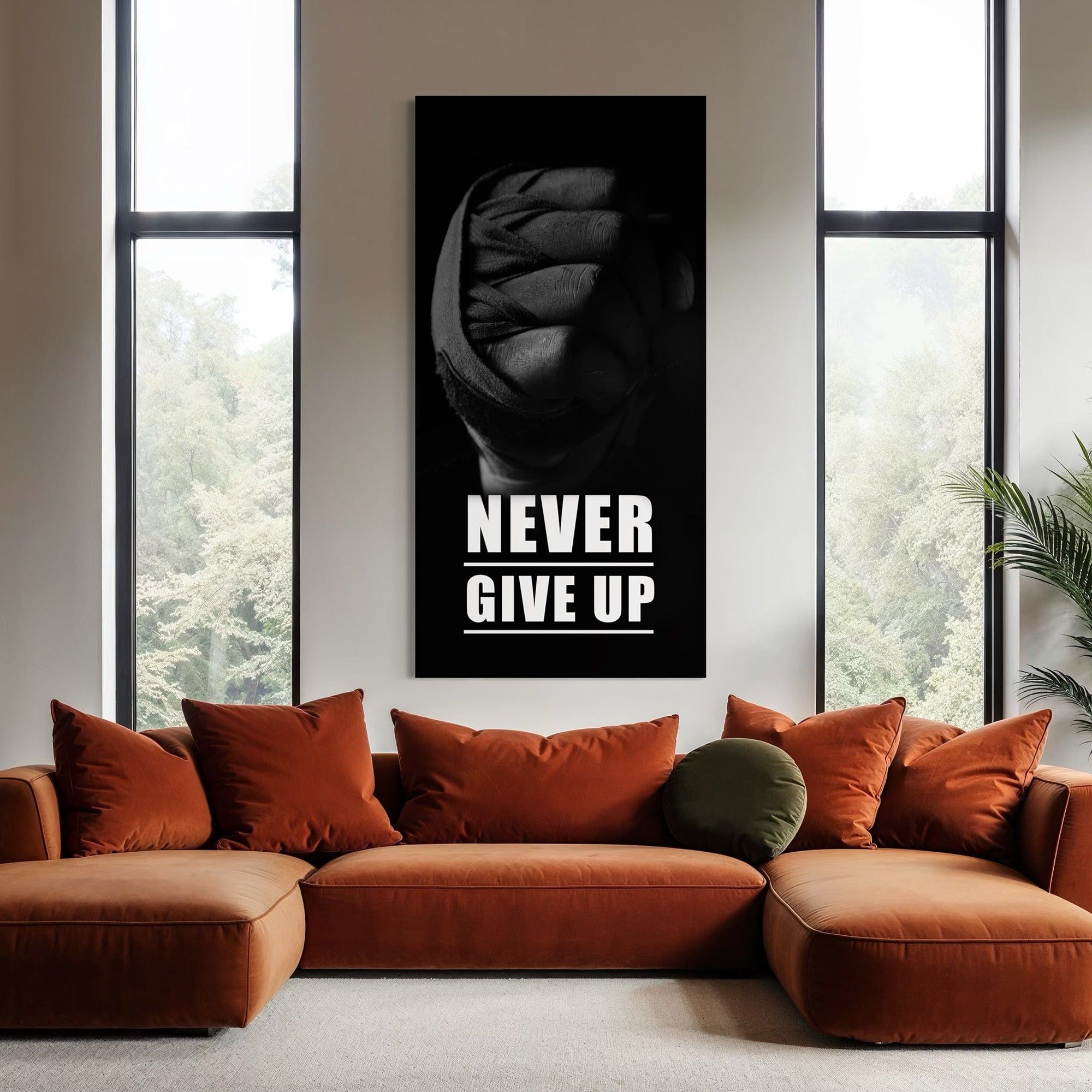 NEVER GIVE UP