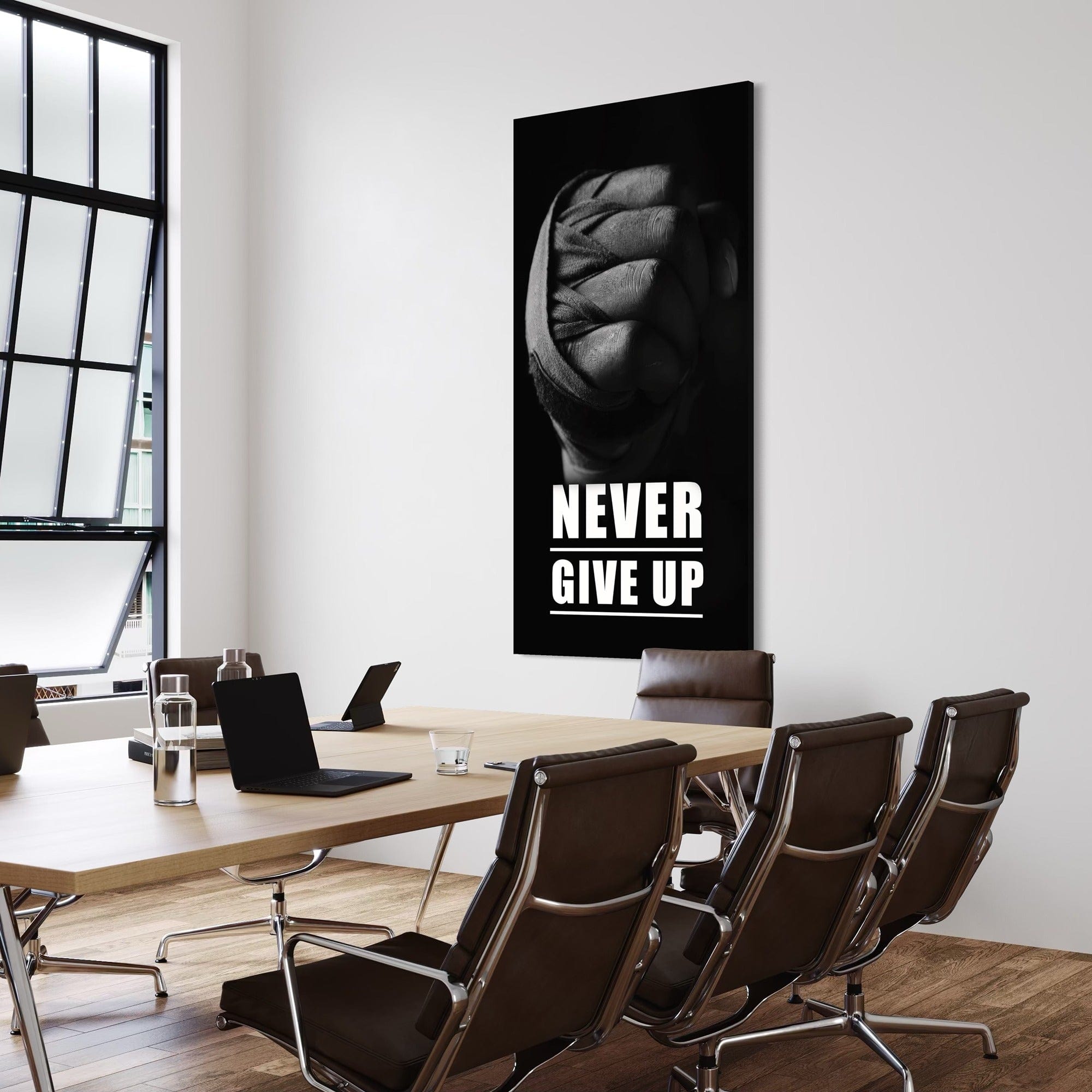 NEVER GIVE UP