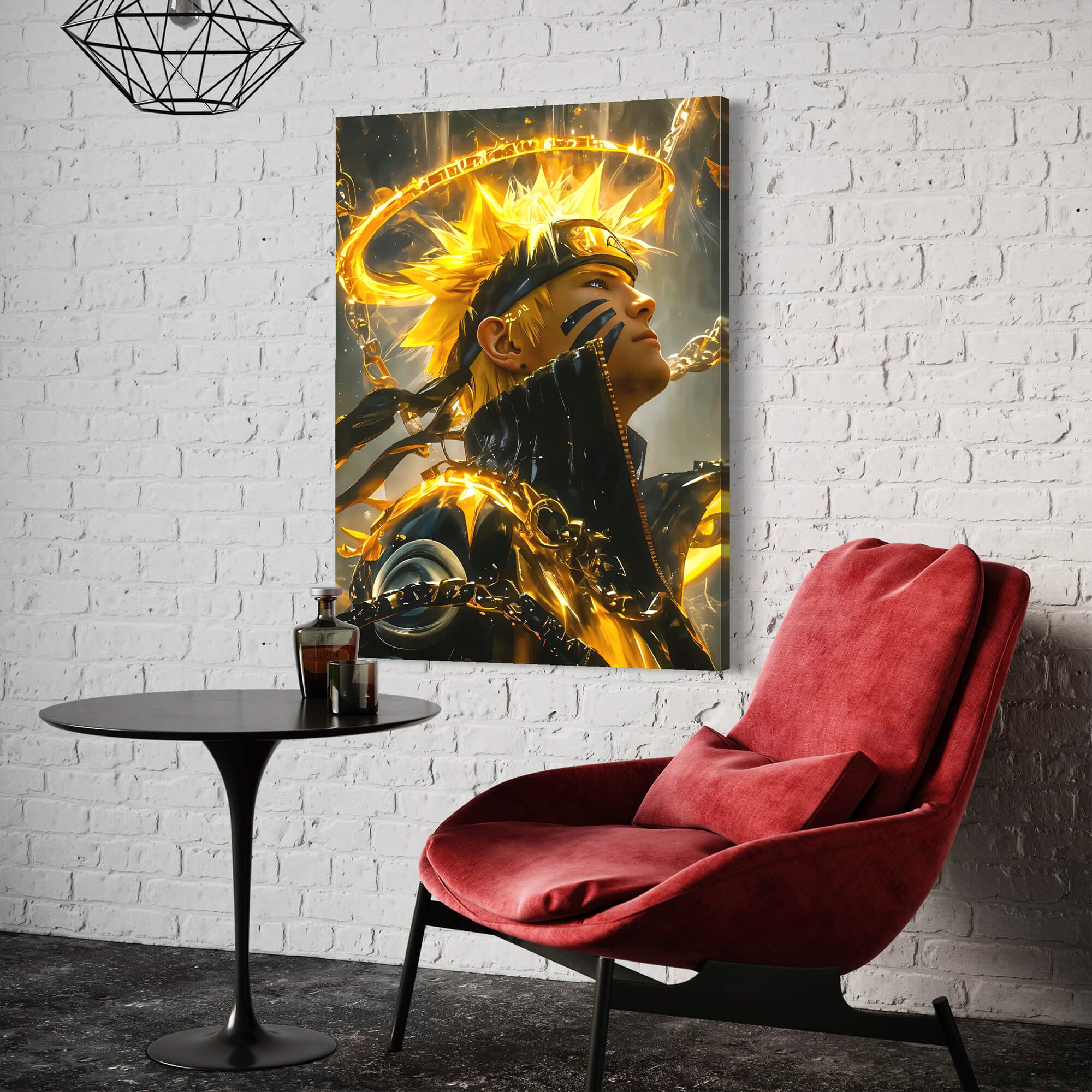 Naruto Uzumaki Canvas Wall Art – A Bold Statement for Anime Fans