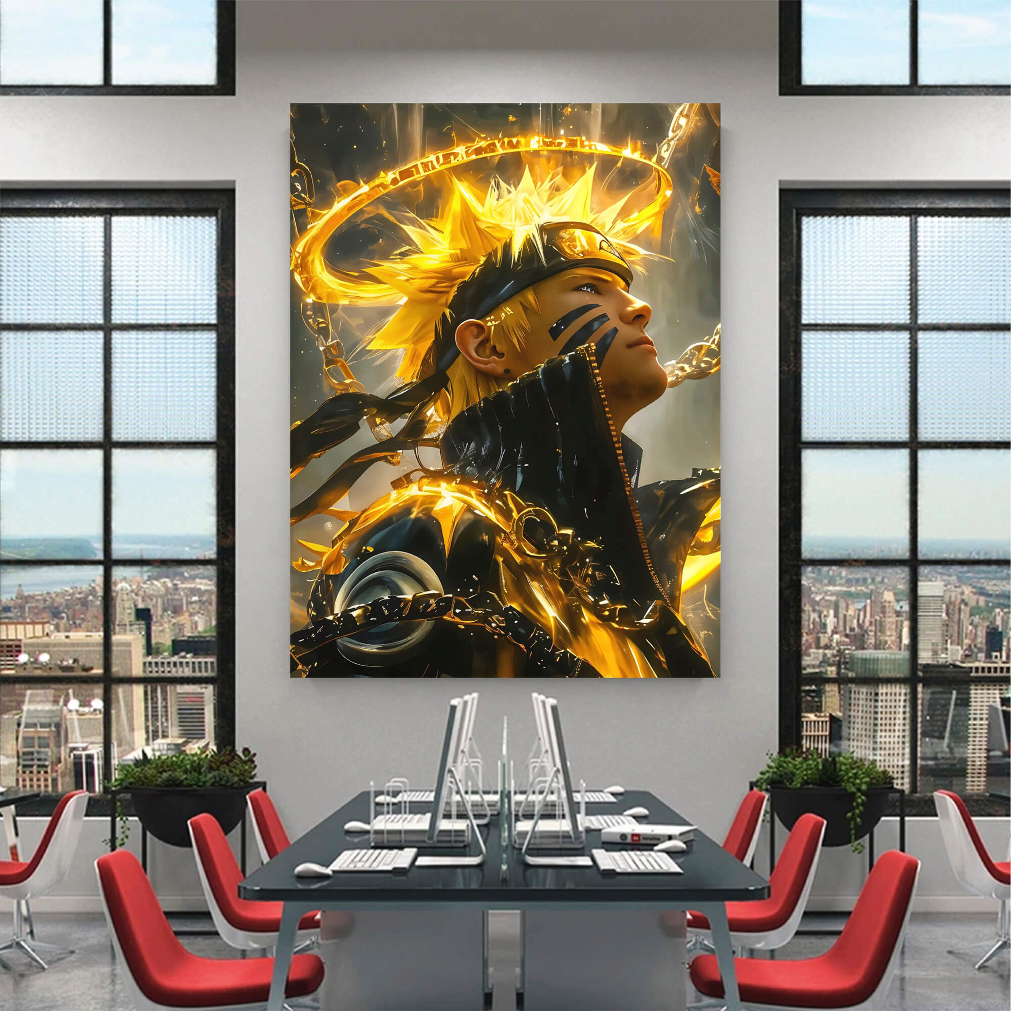 Naruto Uzumaki Canvas Wall Art – A Bold Statement for Anime Fans