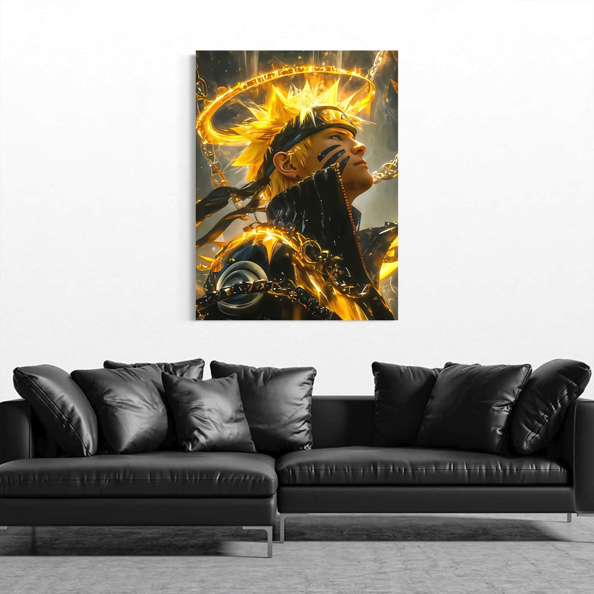 Naruto Uzumaki Canvas Wall Art – A Bold Statement for Anime Fans