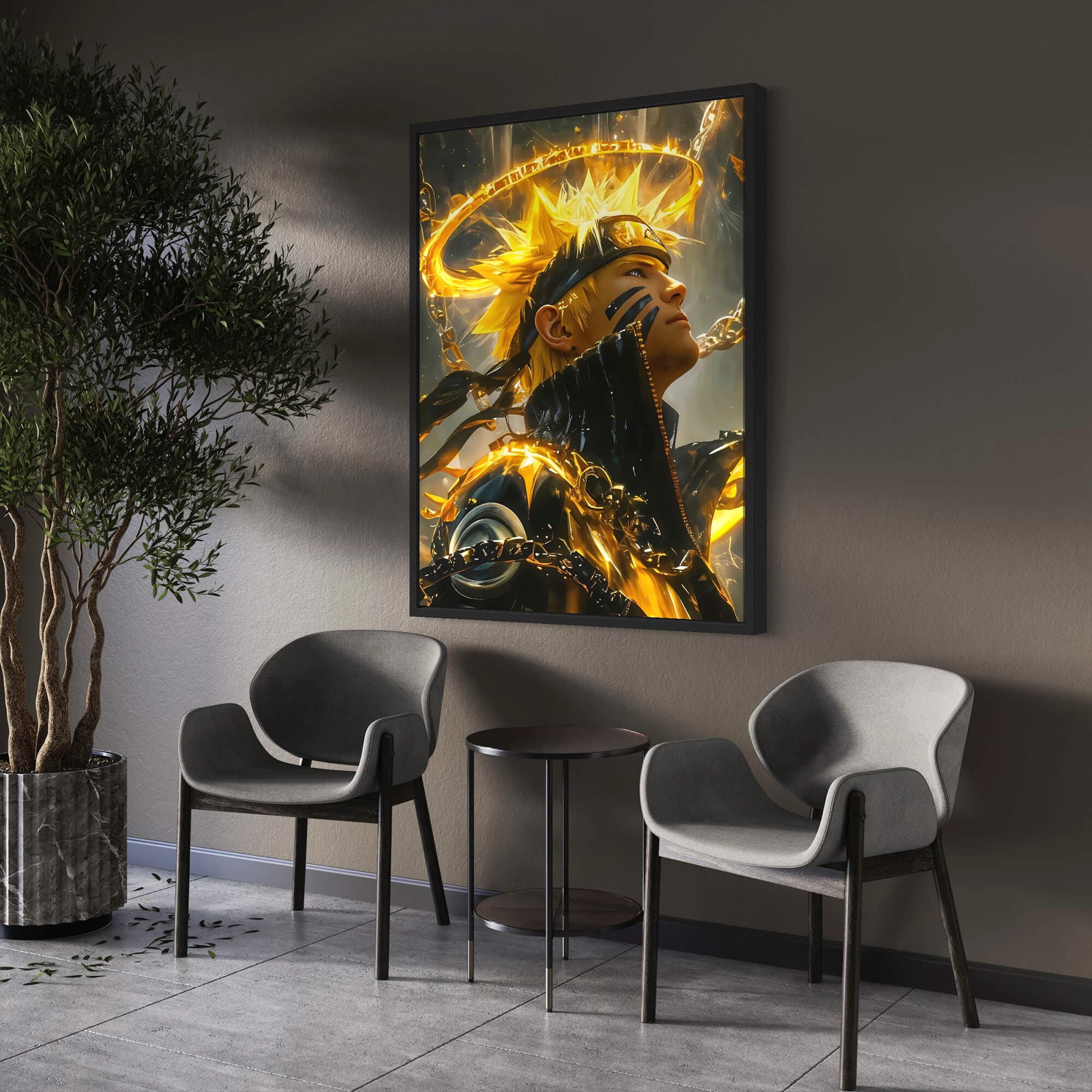 Naruto Uzumaki Canvas Wall Art – A Bold Statement for Anime Fans