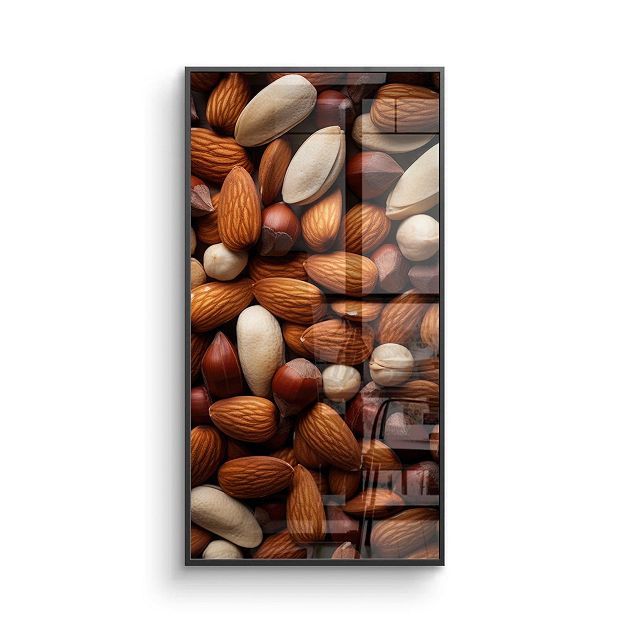 Rustic nut texture modern kitchen decor print