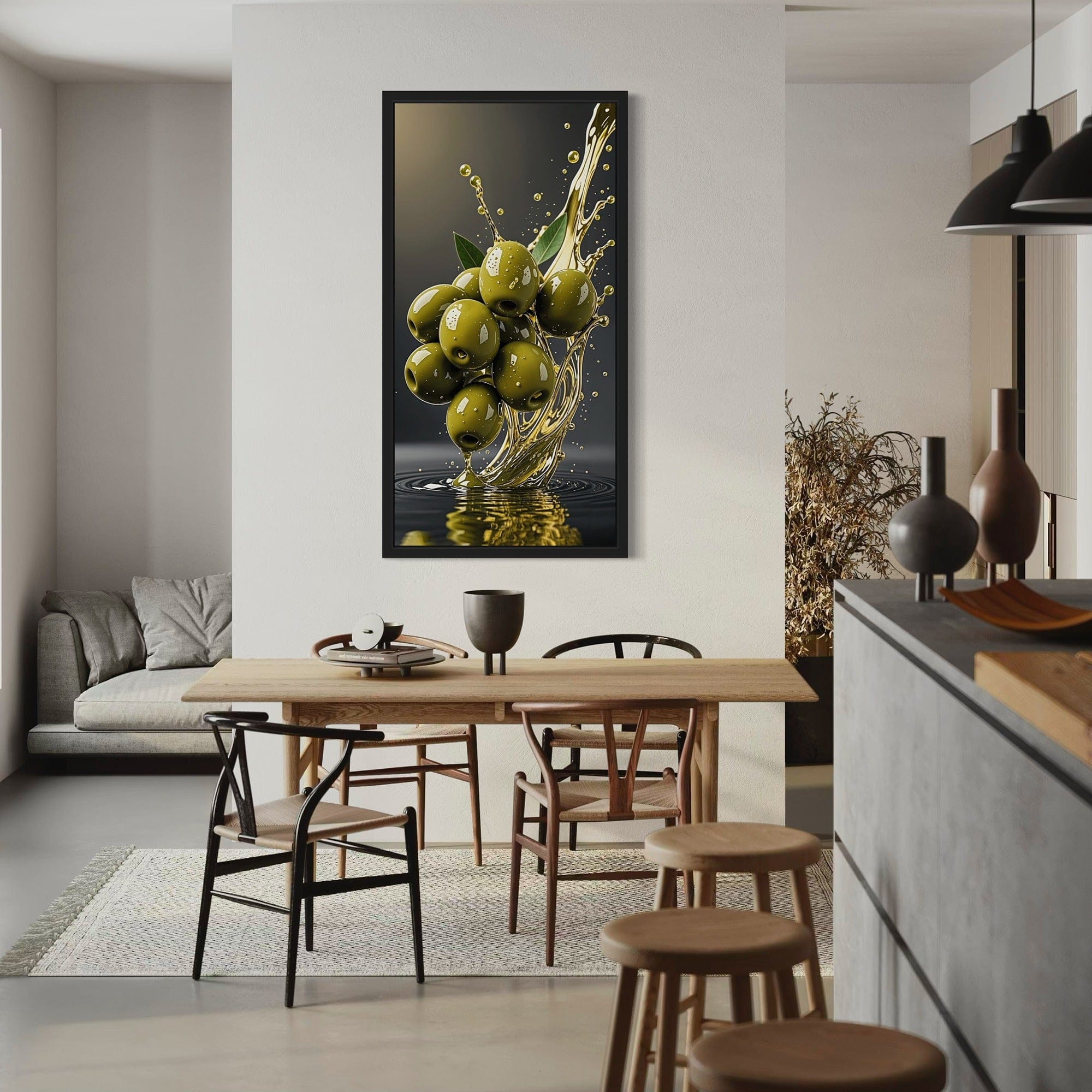 modern kitchen lifestyle photo olive canvas