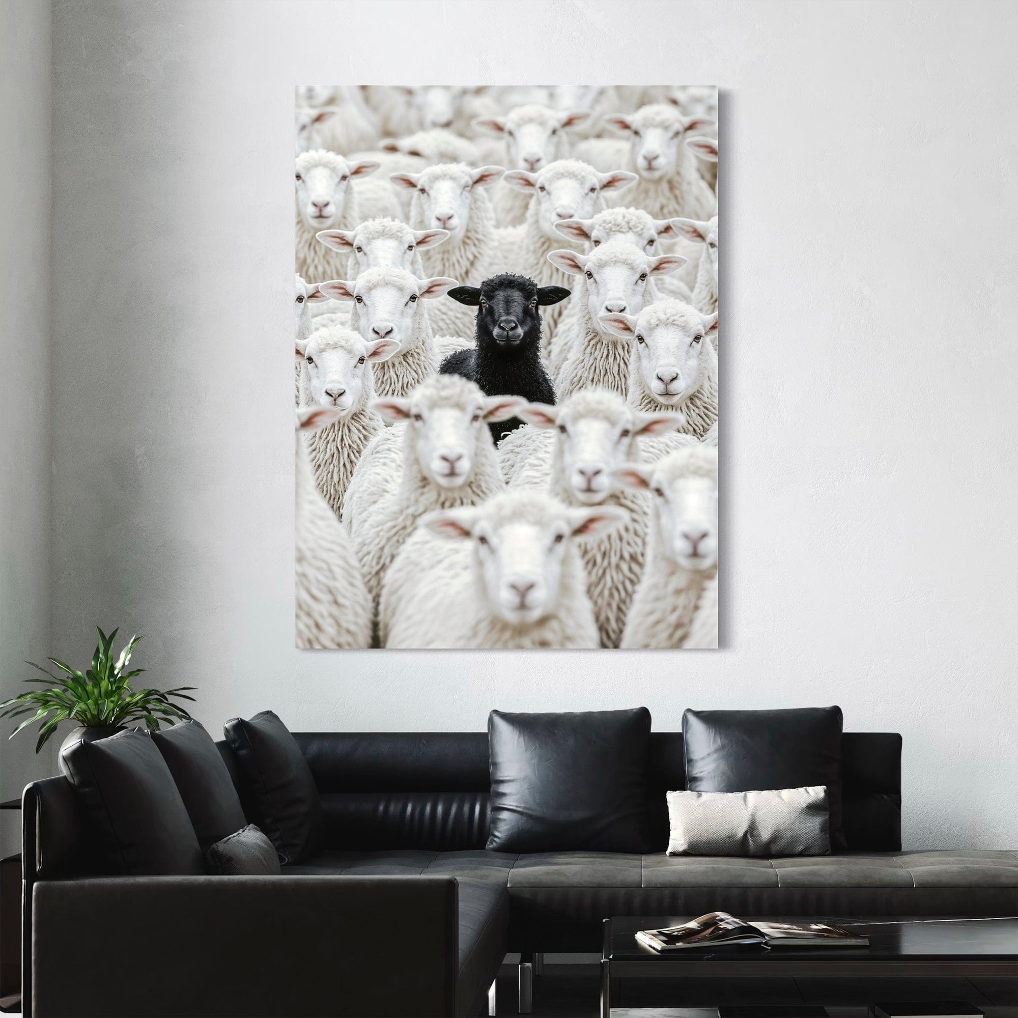 One of a Kind – Black Sheep Canvas