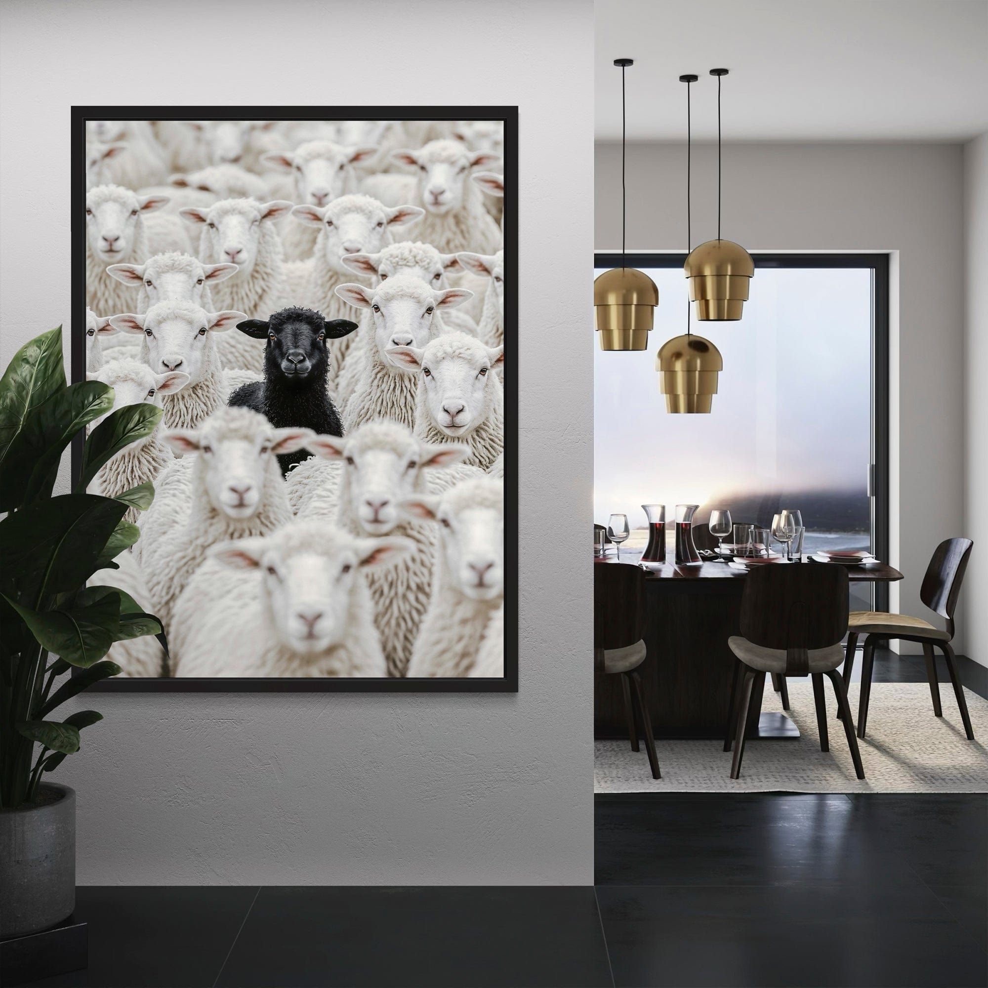 One of a Kind – Black Sheep Canvas