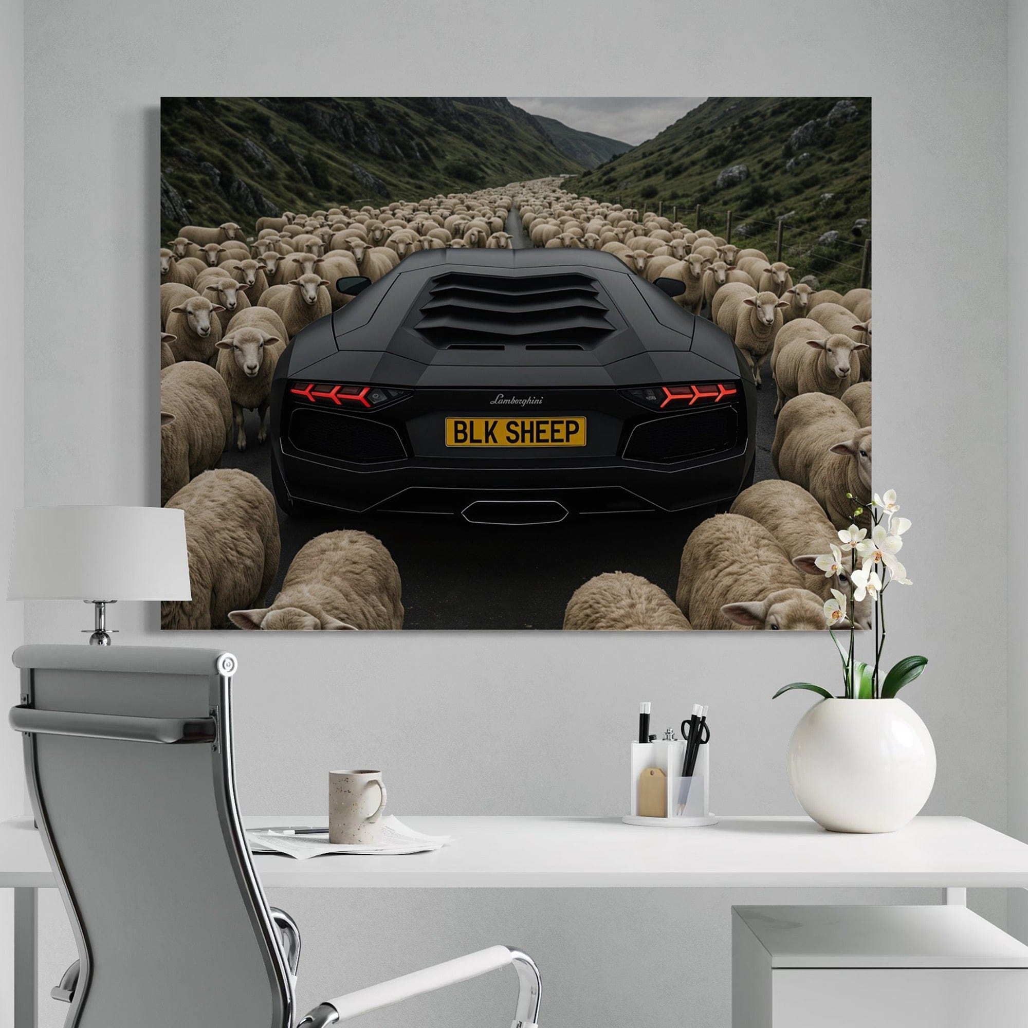 Lamborghini Aventador - Out of the Flock Canvas