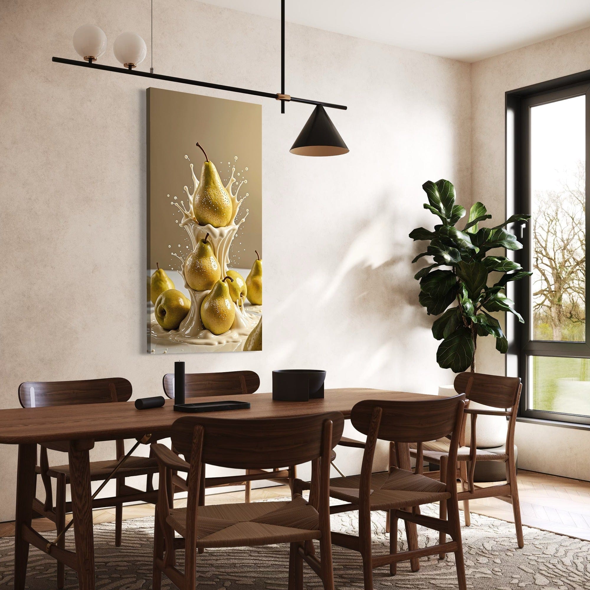 Pear Delight — Kitchen Canvas Wall Art