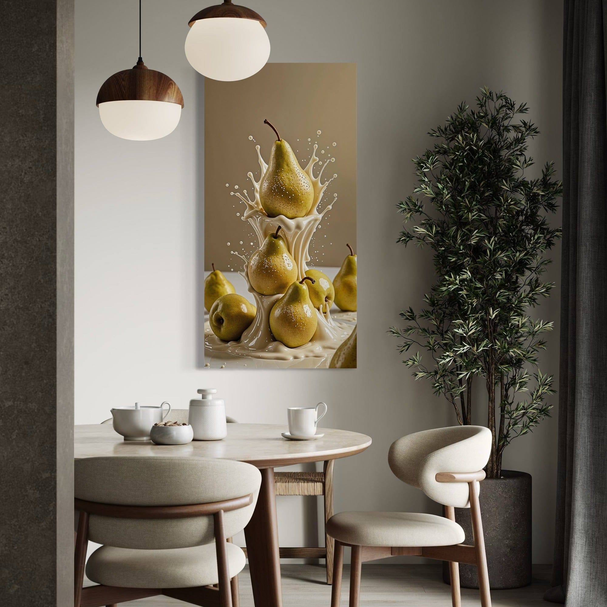 Pear Delight — Kitchen Canvas Wall Art
