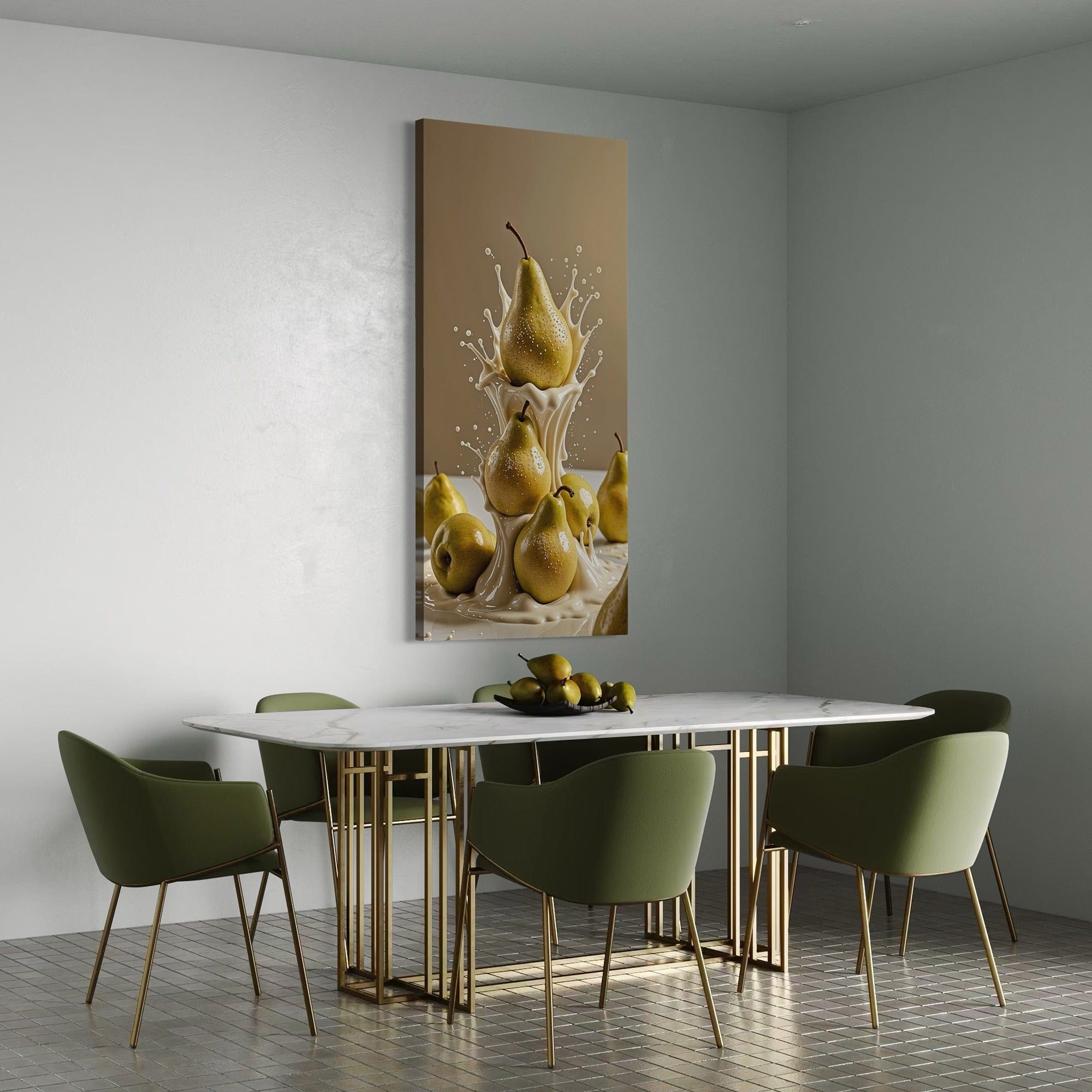 Pear Delight — Kitchen Canvas Wall Art