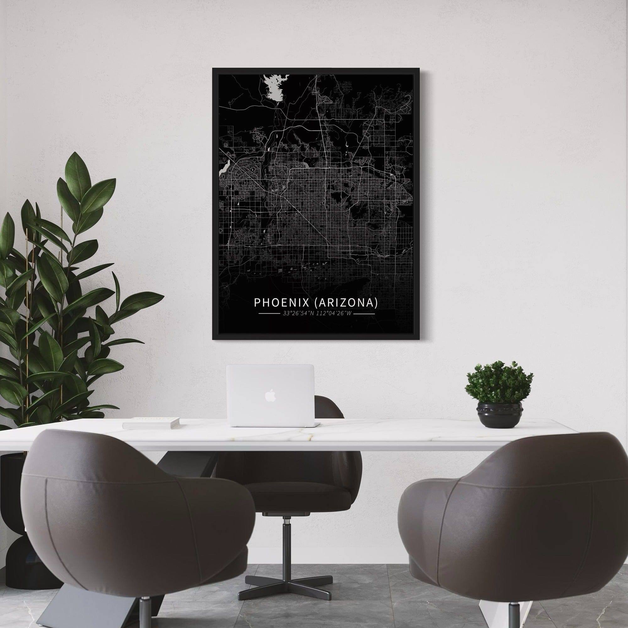 Phoenix (Arizona) City Map Canvas