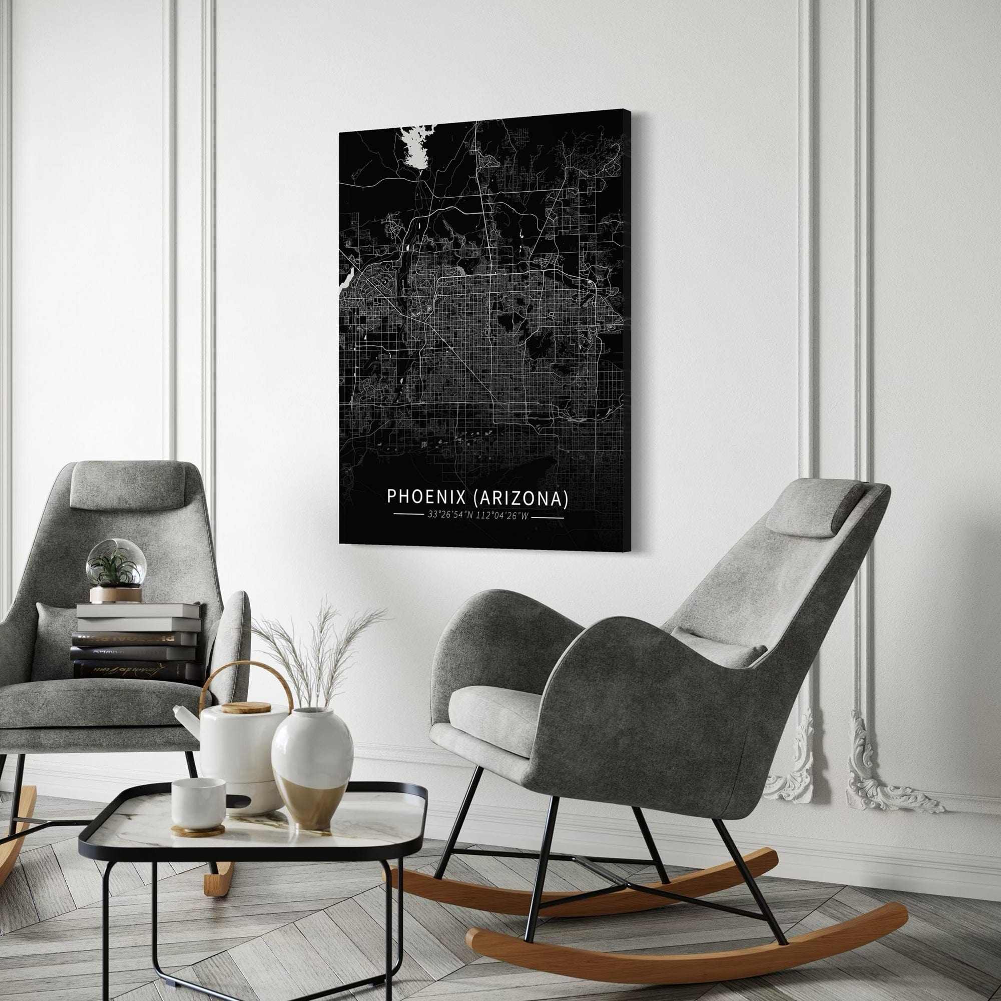 Phoenix (Arizona) City Map Canvas