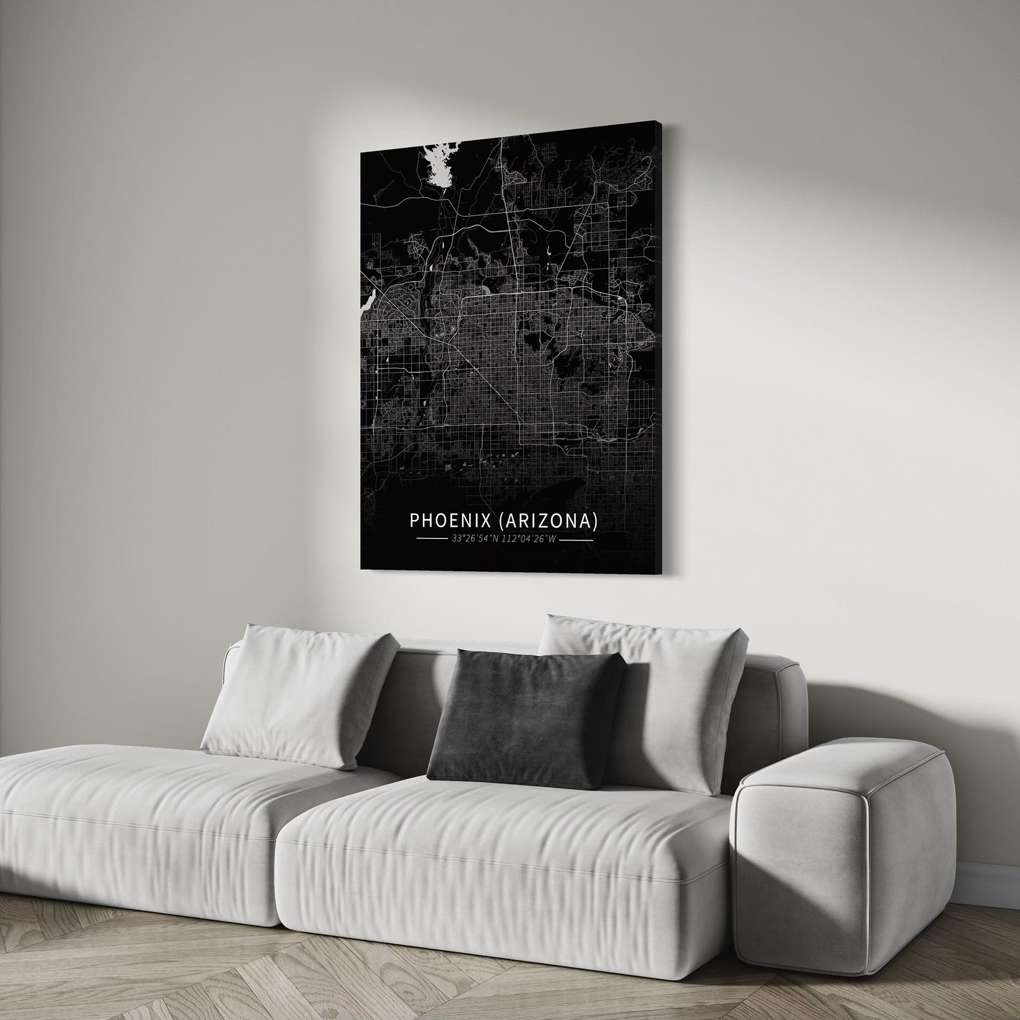 Phoenix (Arizona) City Map Canvas