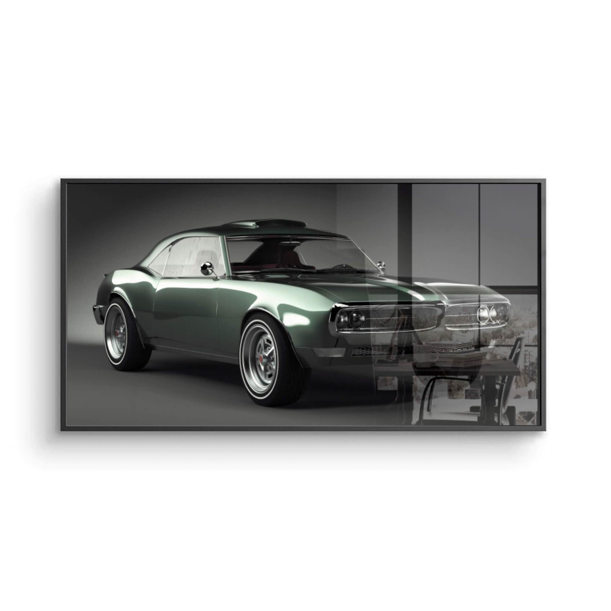 Pontiac Firebird 1967 Framed Canvas Wall Art Print | Canvas4Walls