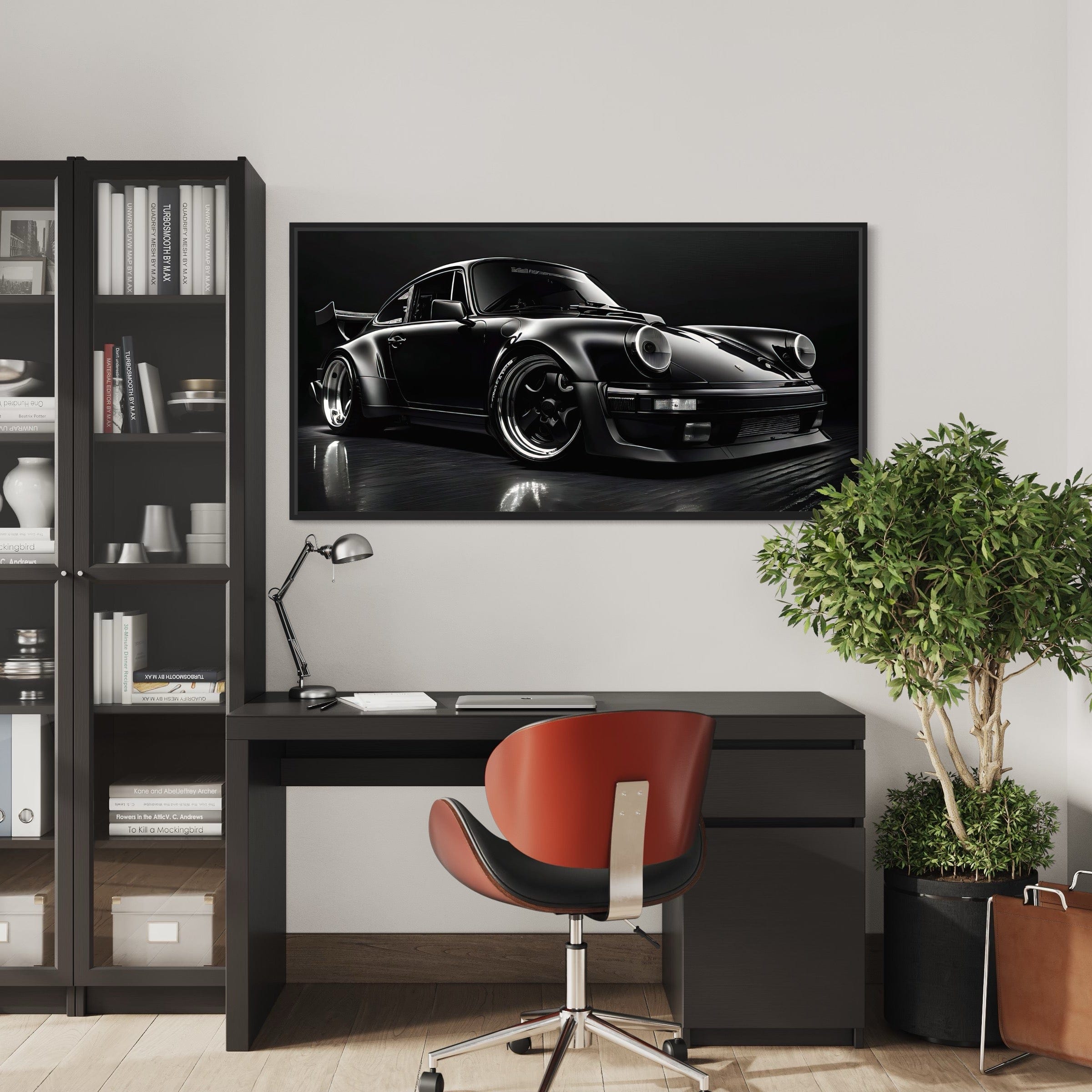 Porsche 911 Midnight Enigma Canvas Print