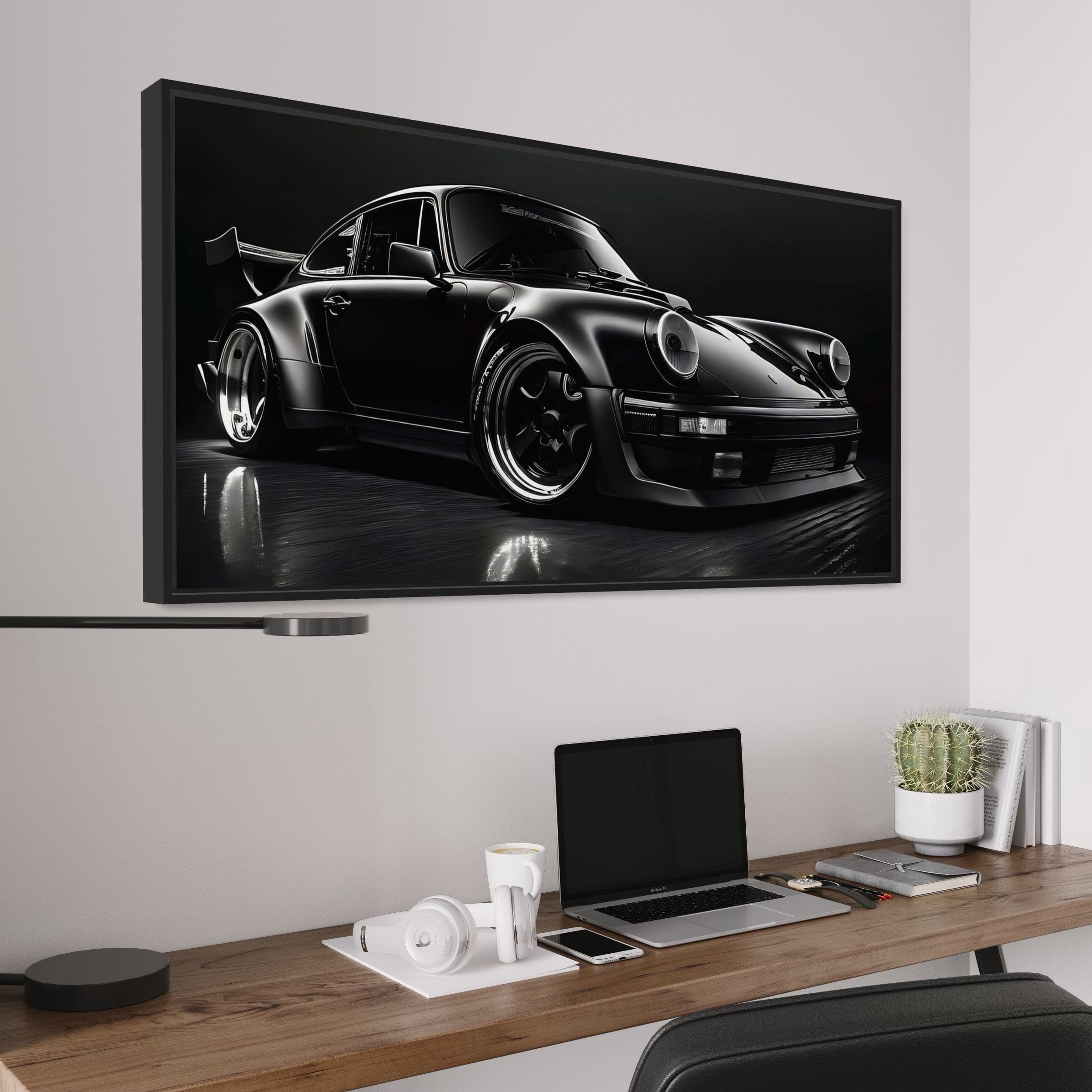 Porsche 911 Midnight Enigma Canvas Print