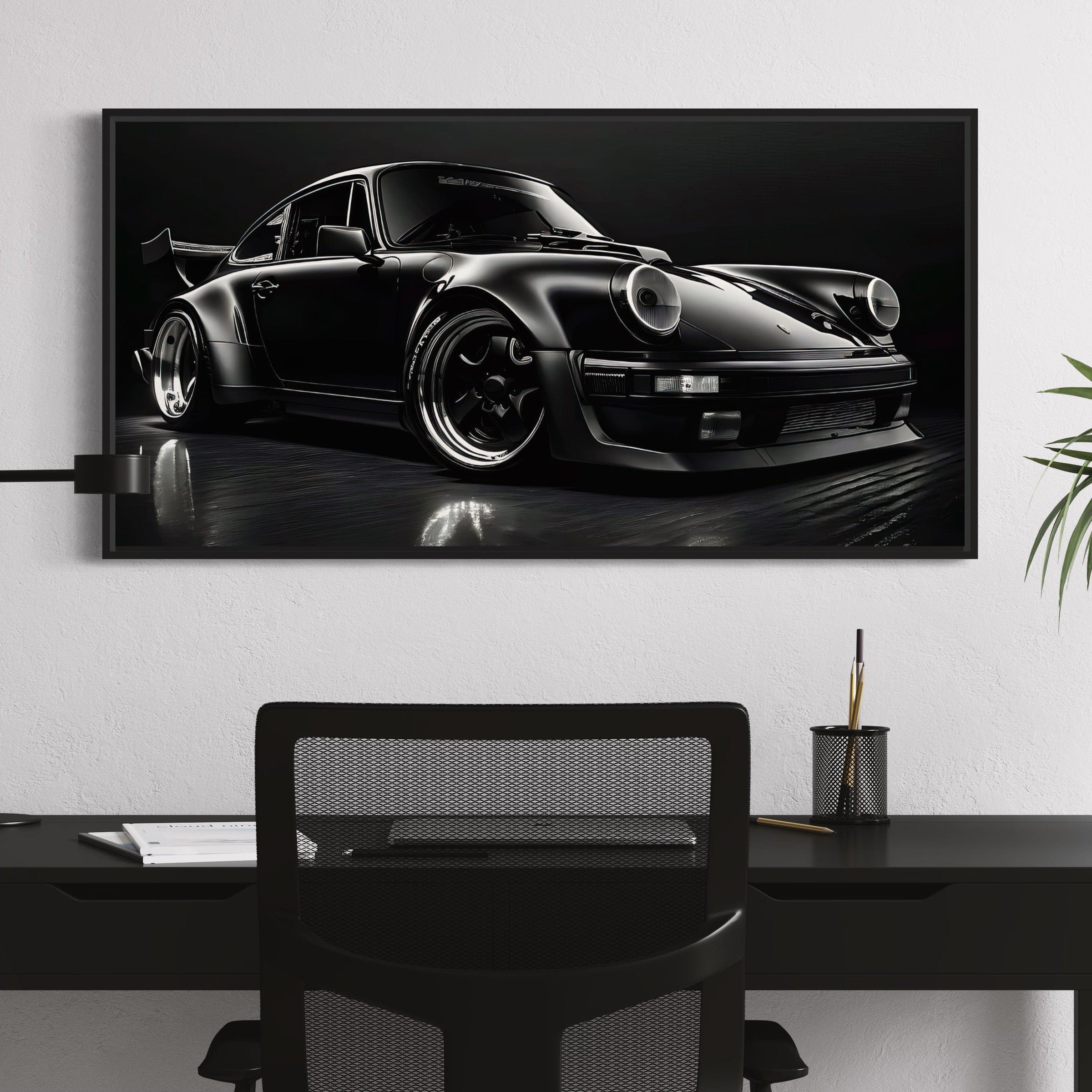 Porsche 911 Midnight Enigma Canvas Print