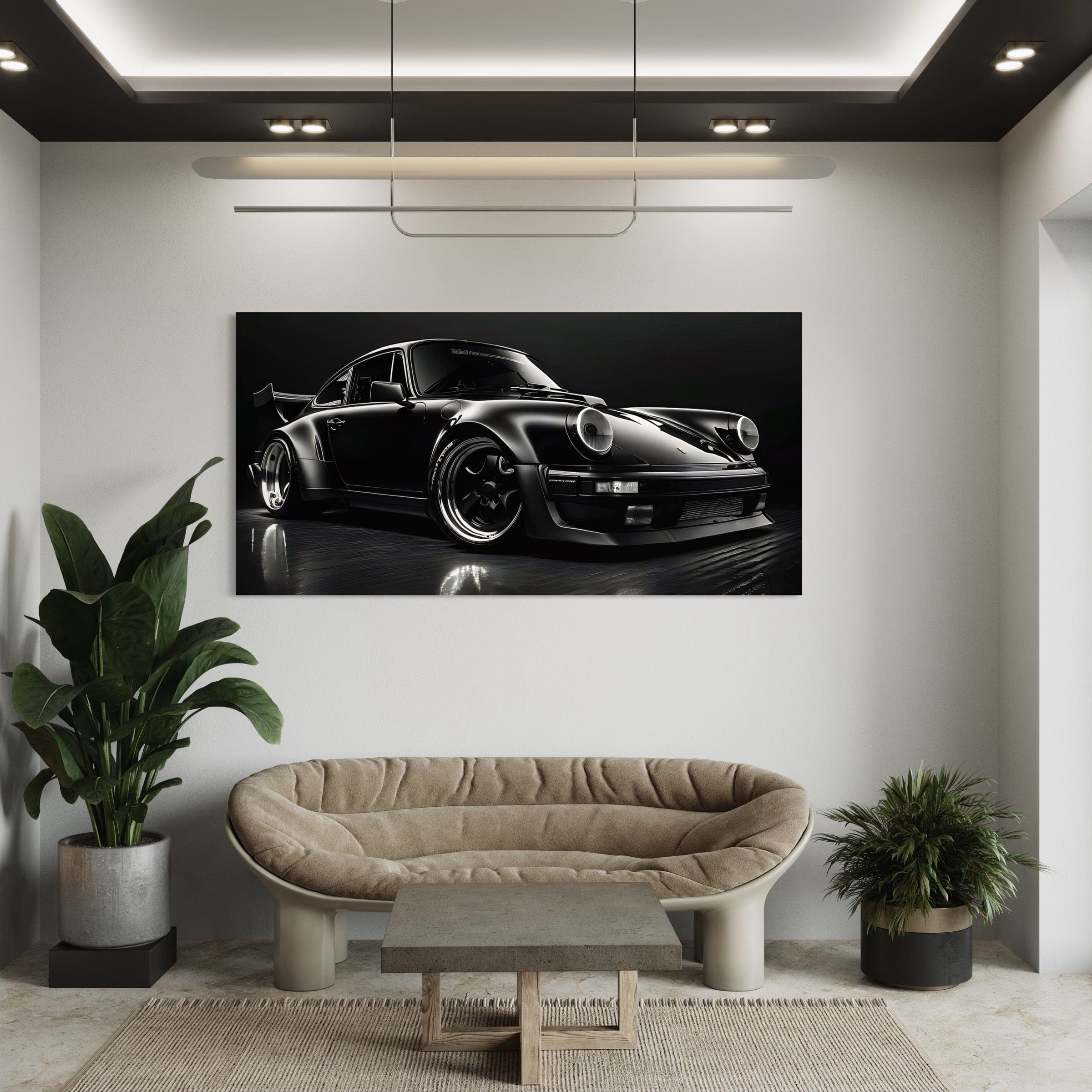 Porsche 911 Midnight Enigma Canvas Print