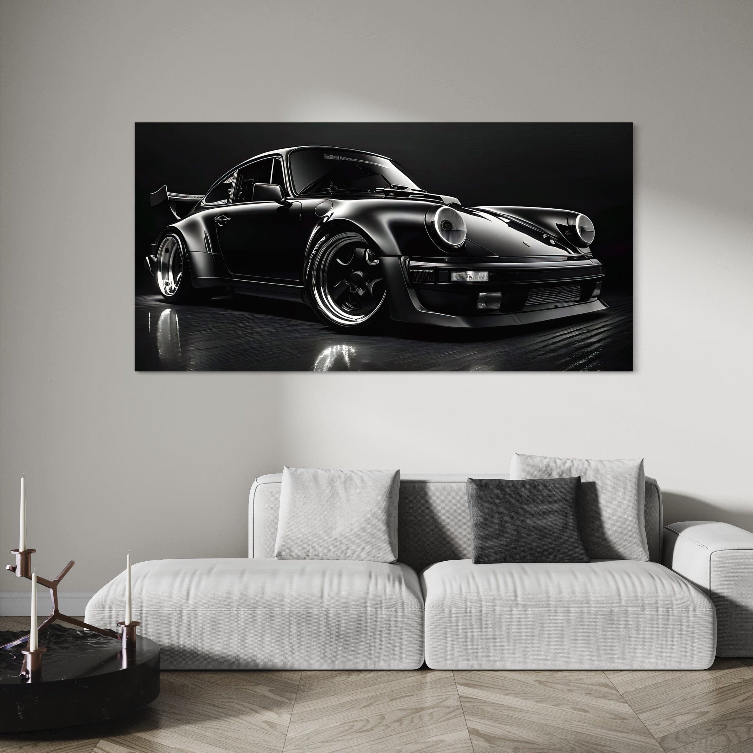 Porsche 911 Midnight Enigma Canvas Print