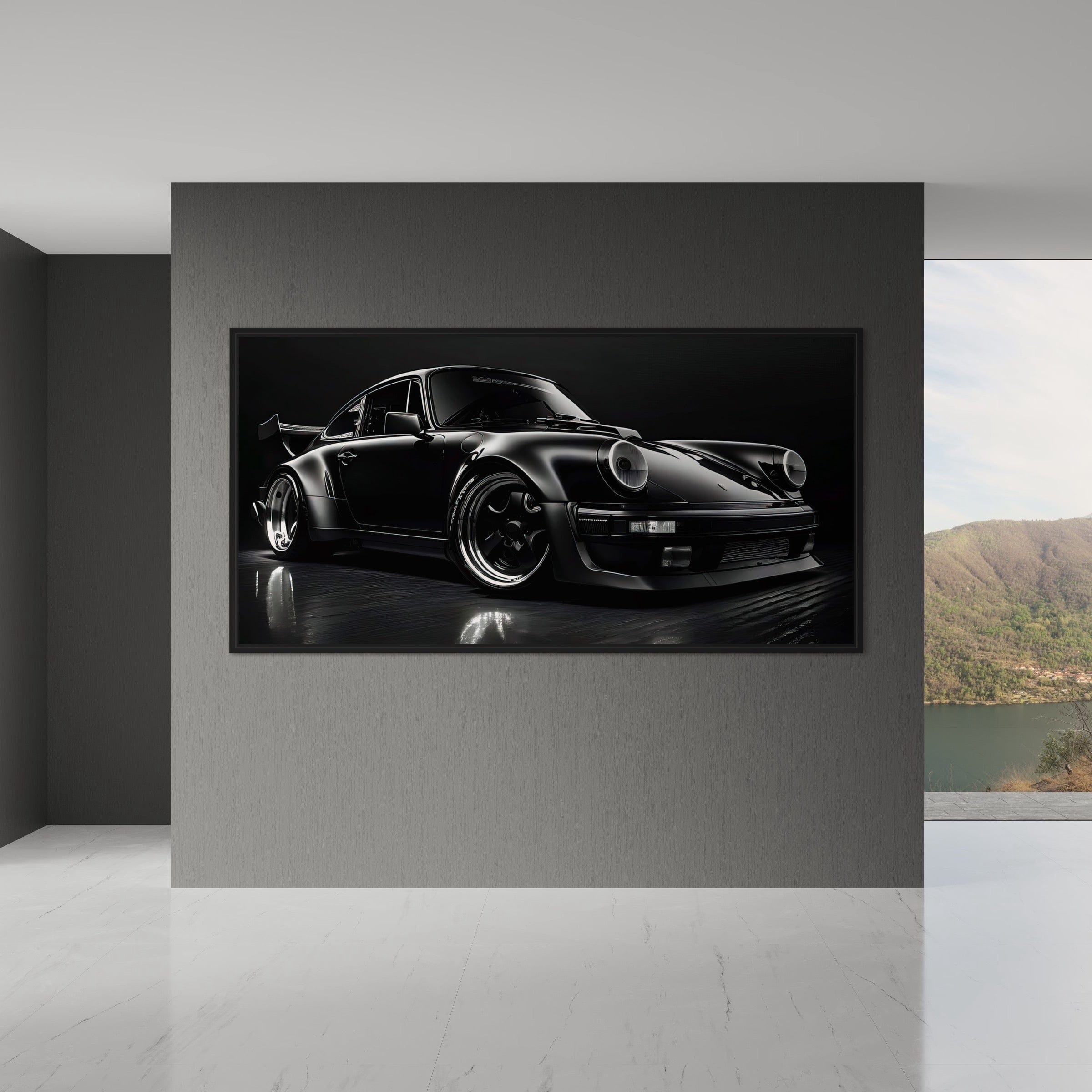 Porsche 911 Midnight Enigma Canvas Print