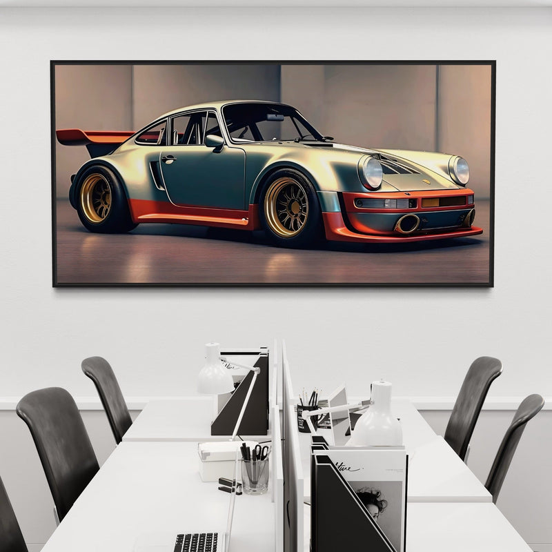 Porsche Metallic Maveric Canvas Print