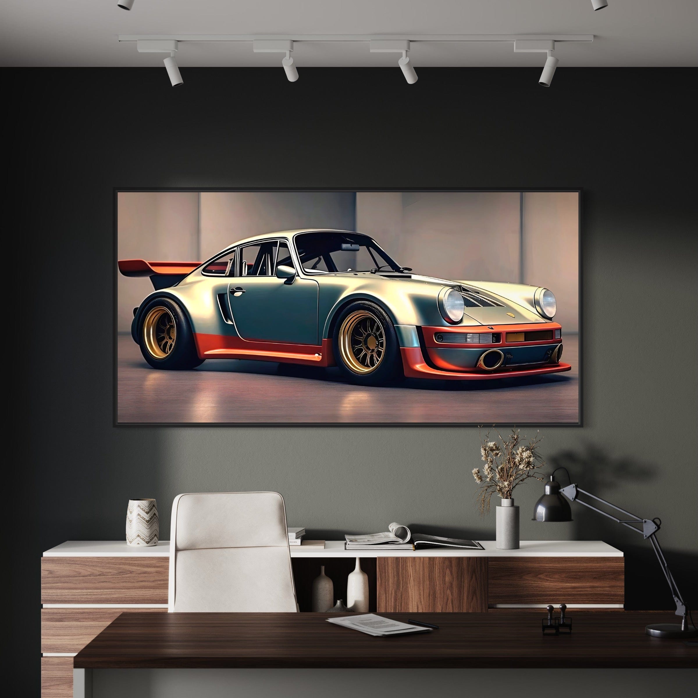 Porsche Metallic Maveric Canvas Print