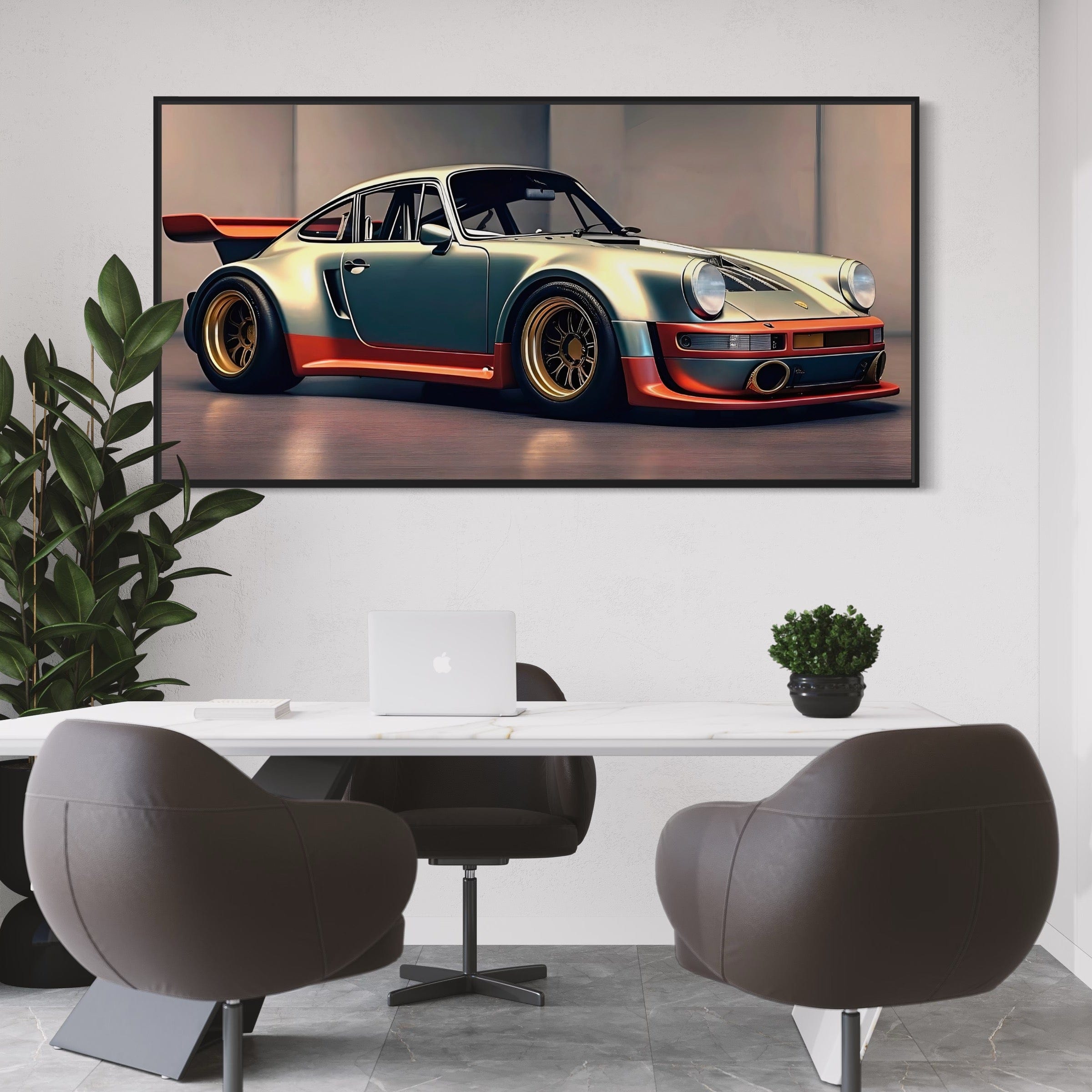 Porsche Metallic Maveric Canvas Print