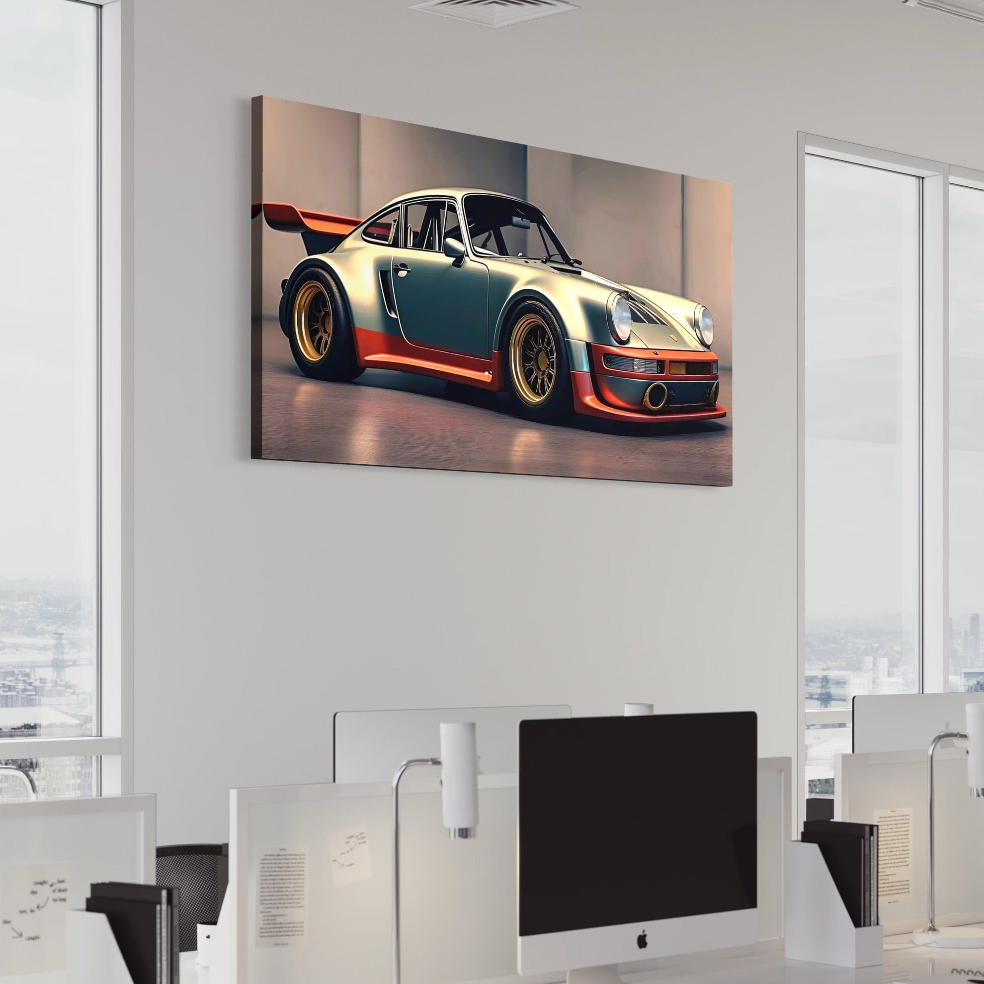 Porsche Metallic Maveric Canvas Print