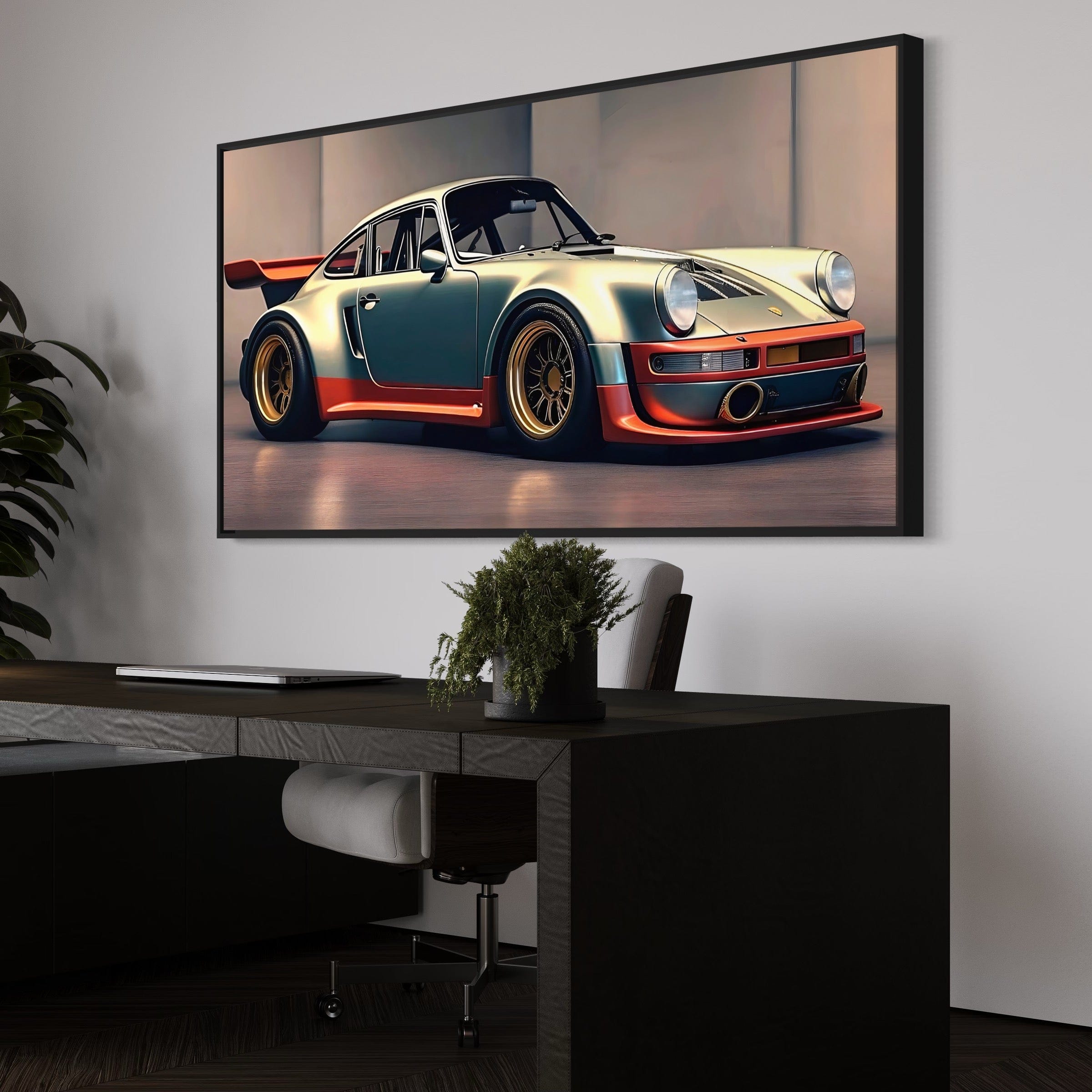 Porsche Metallic Maveric Canvas Print