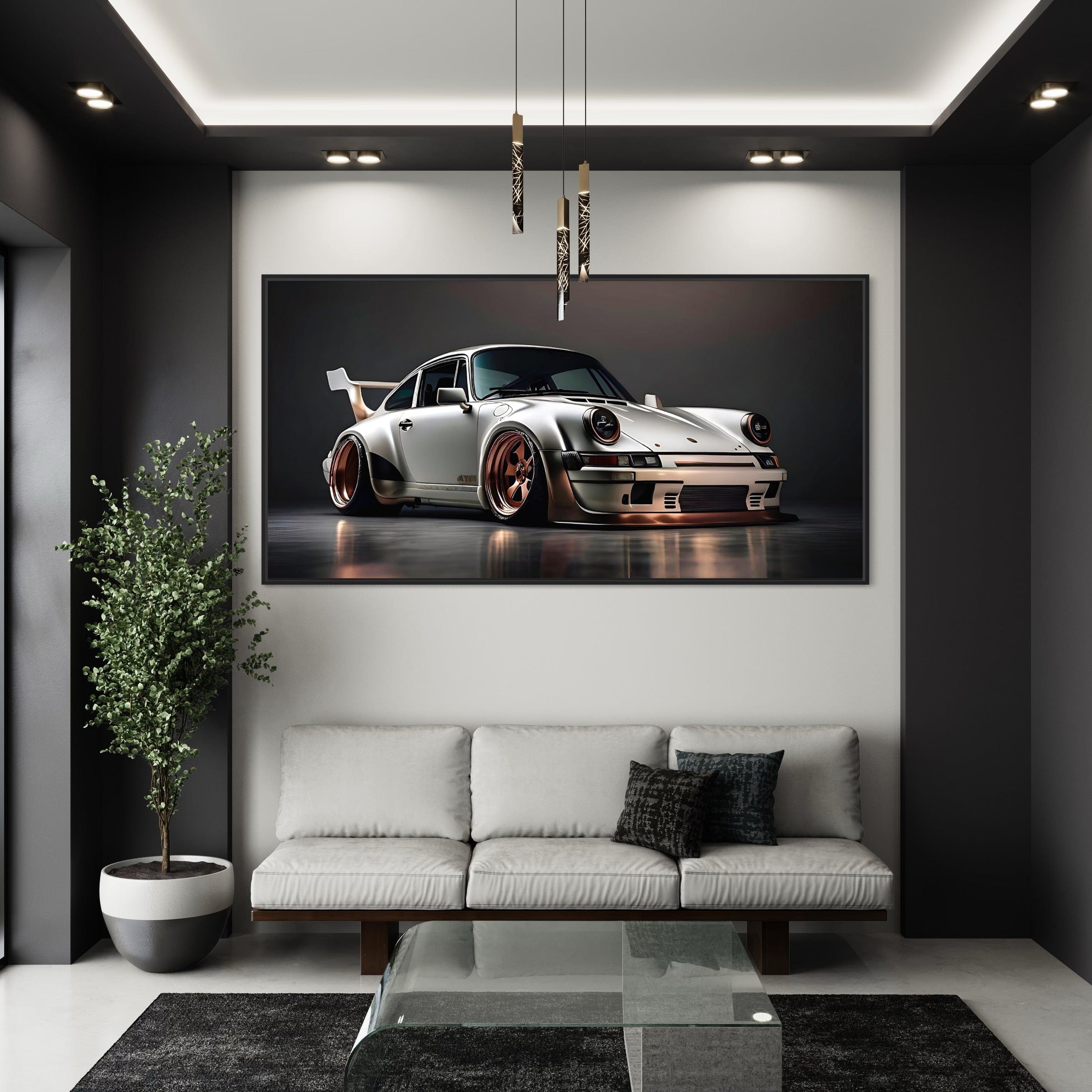 Porsche 911 Platinum Prestige Canvas Print