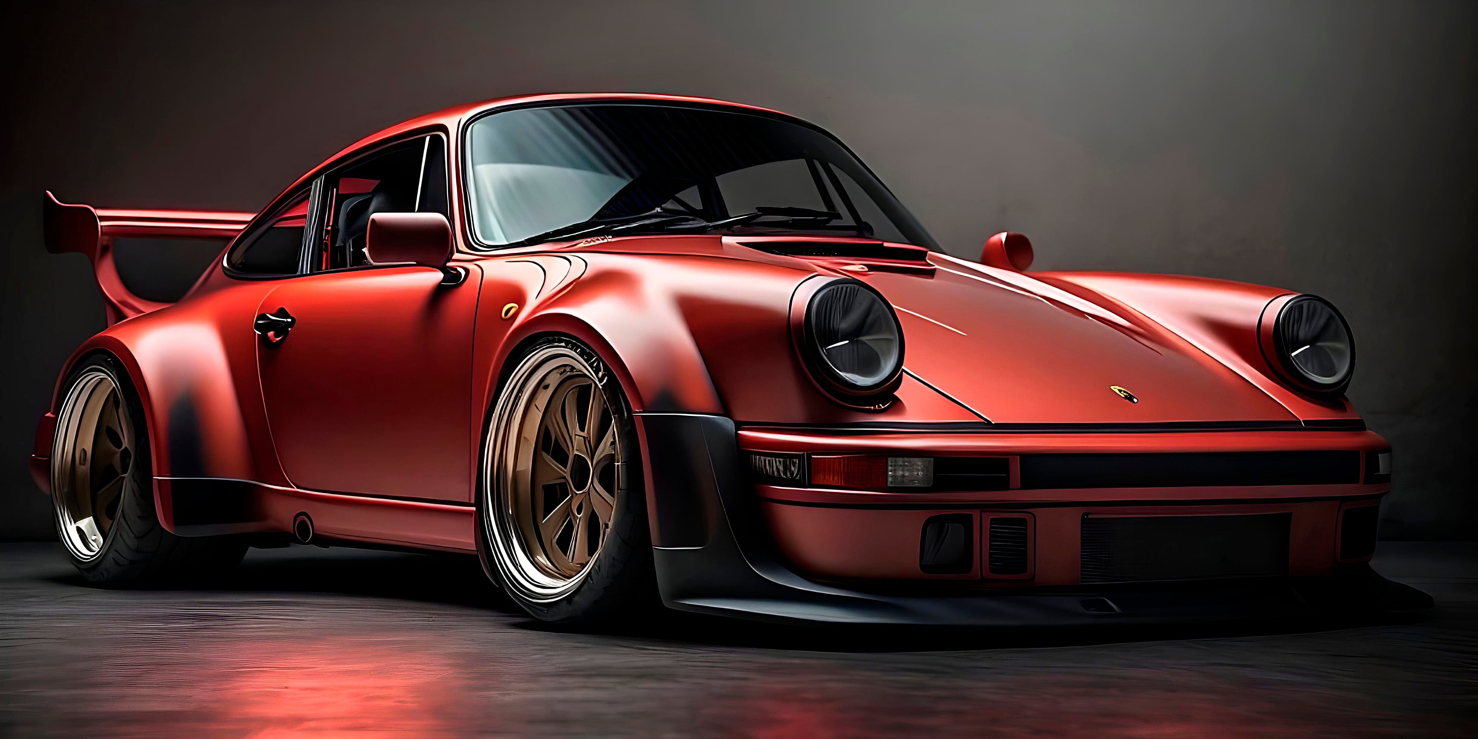 Porsche 911 Scarlet Speedster Canvas Print