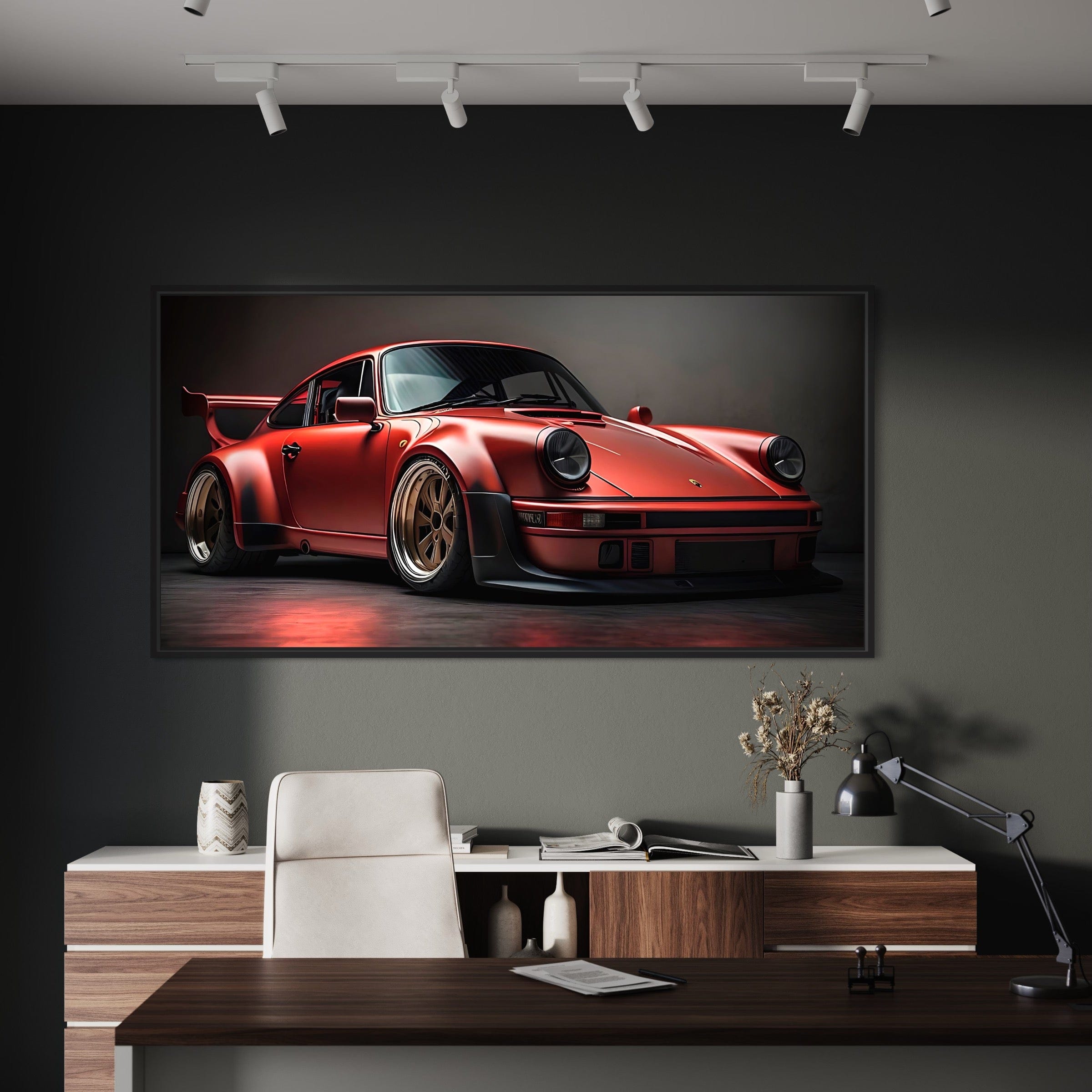 Porsche 911 Scarlet Speedster Canvas Print