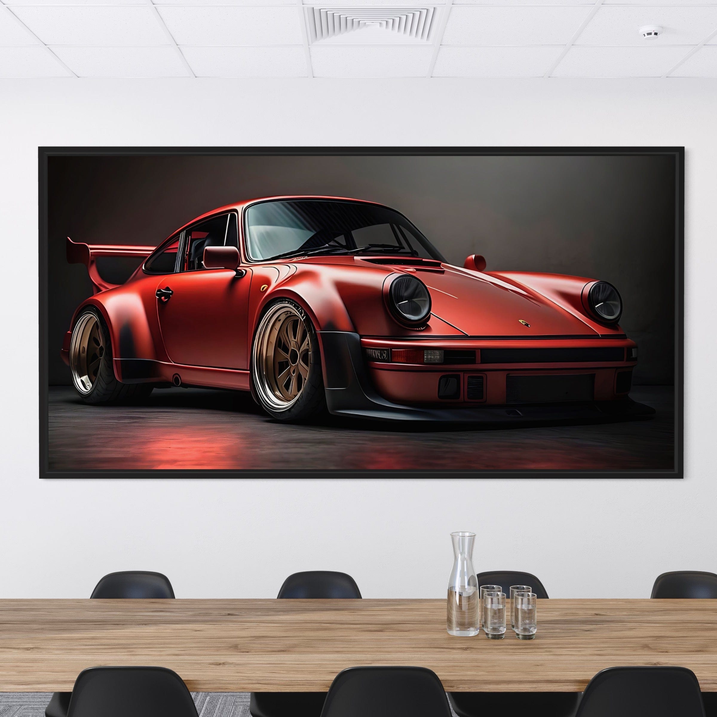 Porsche 911 Scarlet Speedster Canvas Print