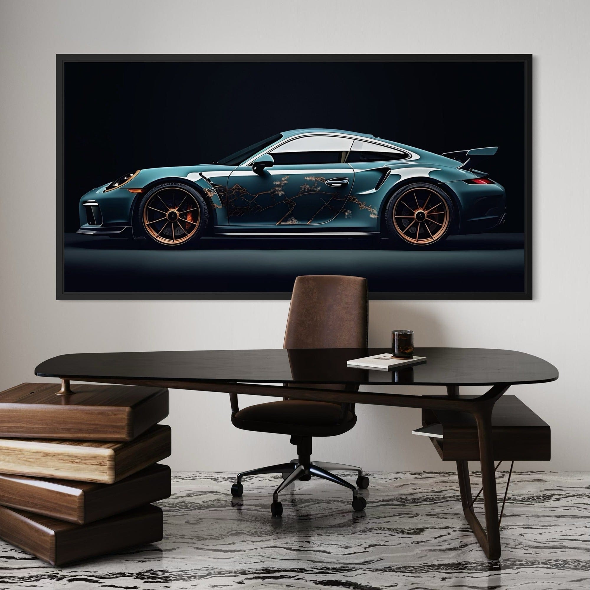 luxury car wall decor