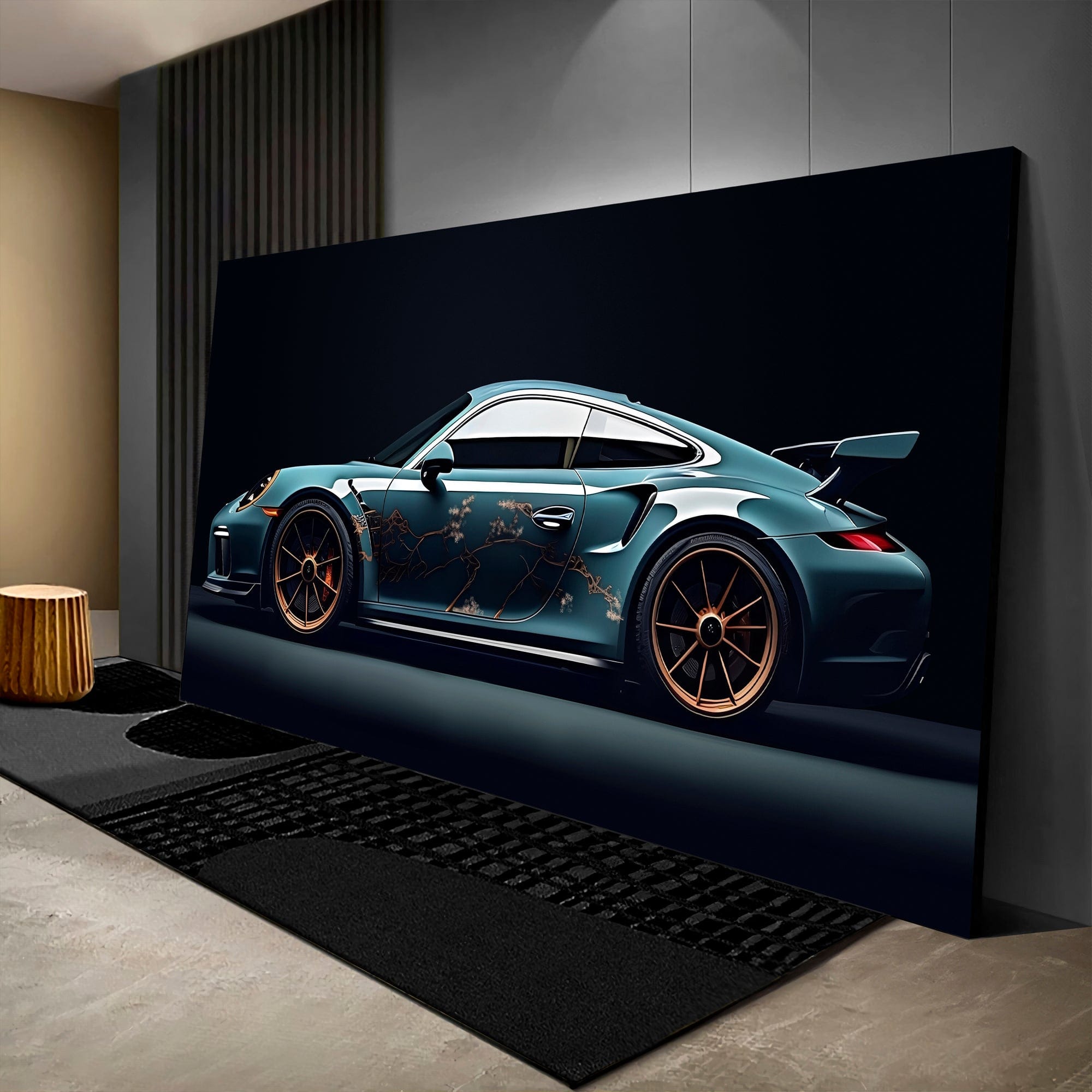 porsche 911 canvas wall art