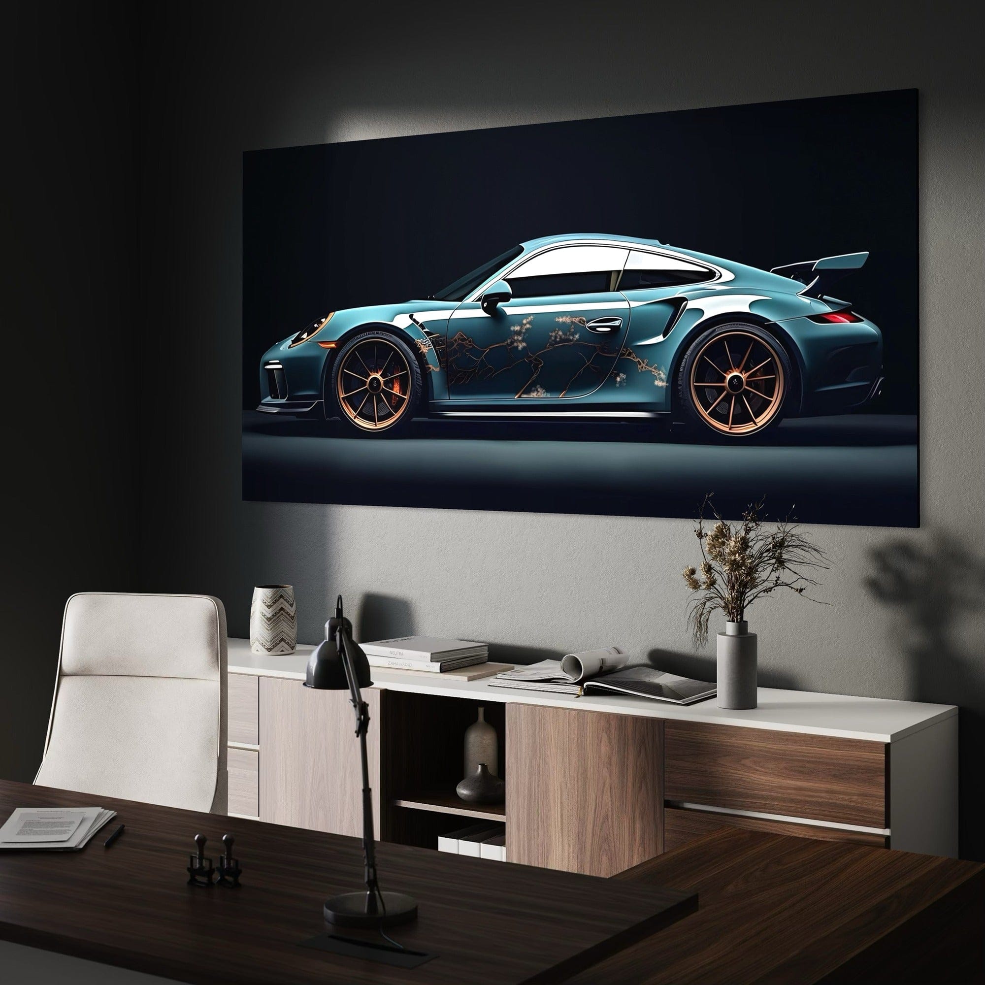 exotic car home decor
