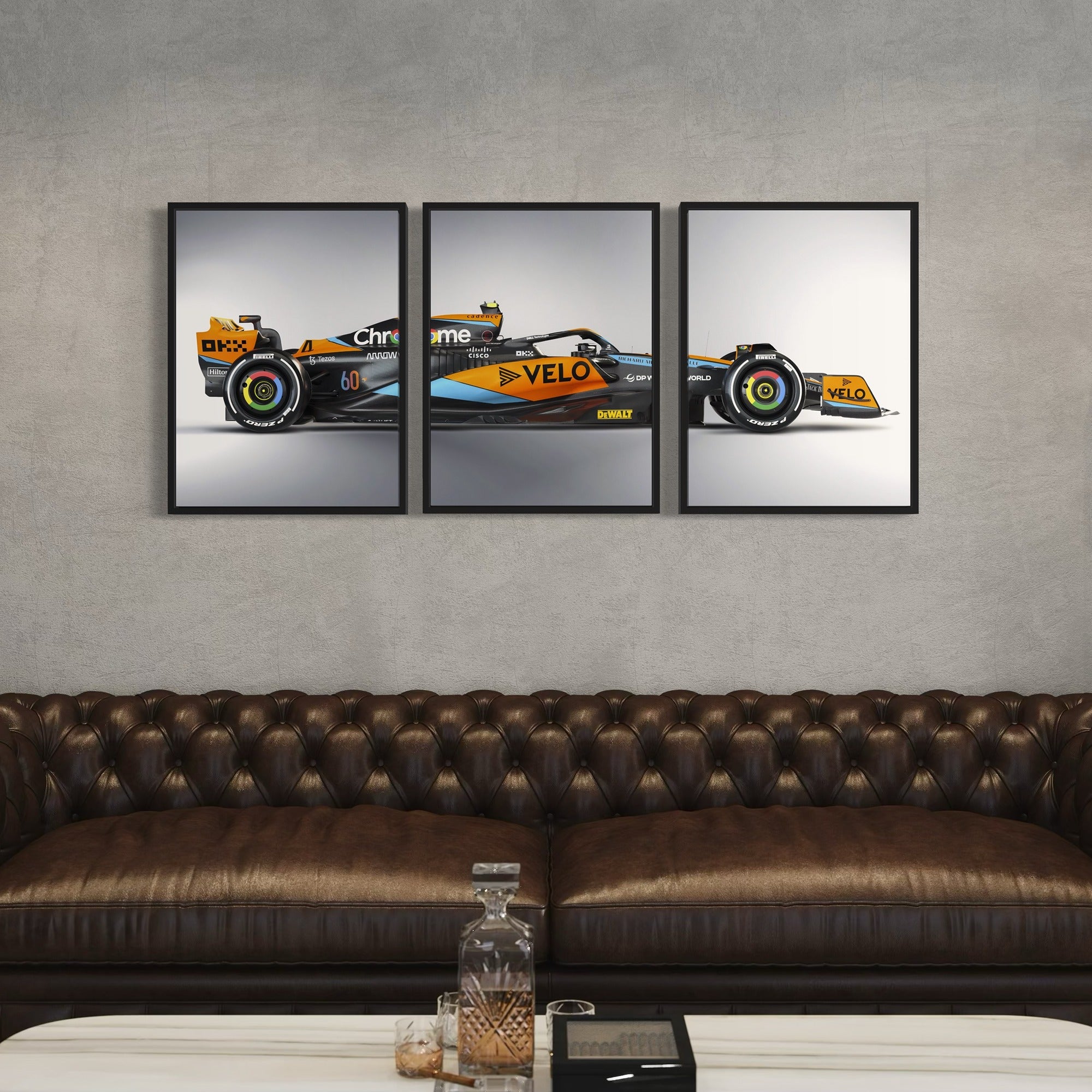 F1 | McLaren Formula 1 - 3 Piece Canvas Print