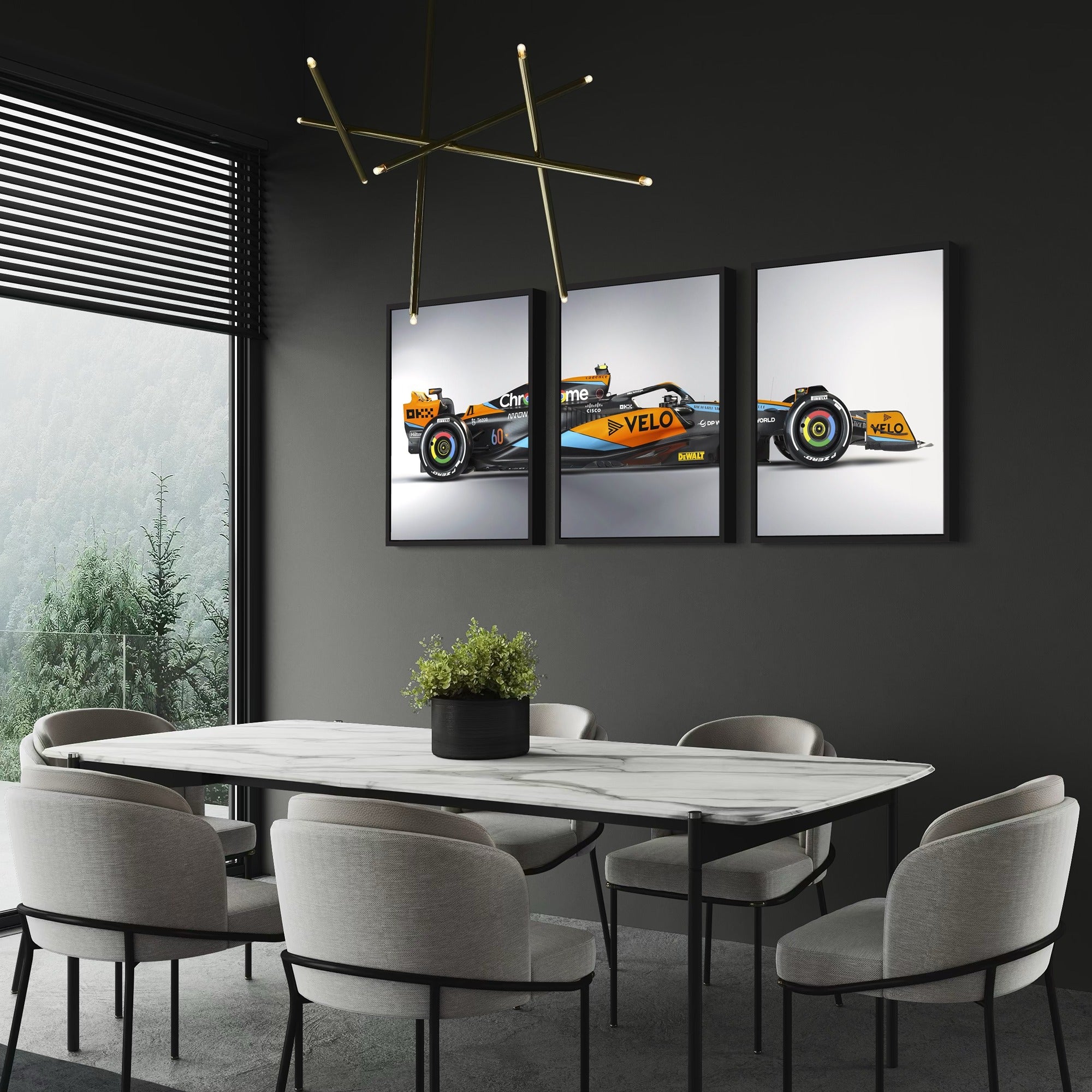 F1 | McLaren Formula 1 - 3 Piece Canvas Print