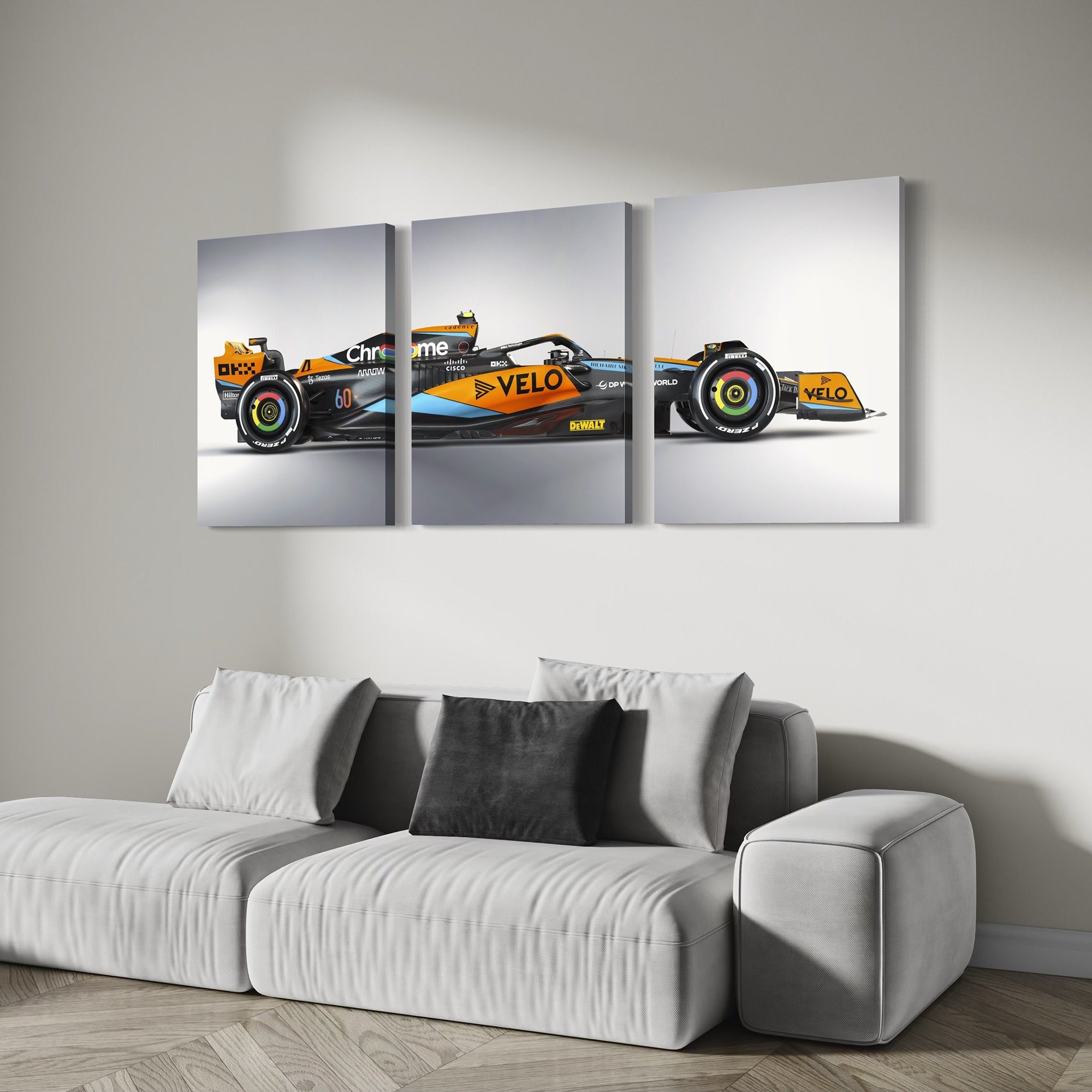 F1 | McLaren Formula 1 - 3 Piece Canvas Print