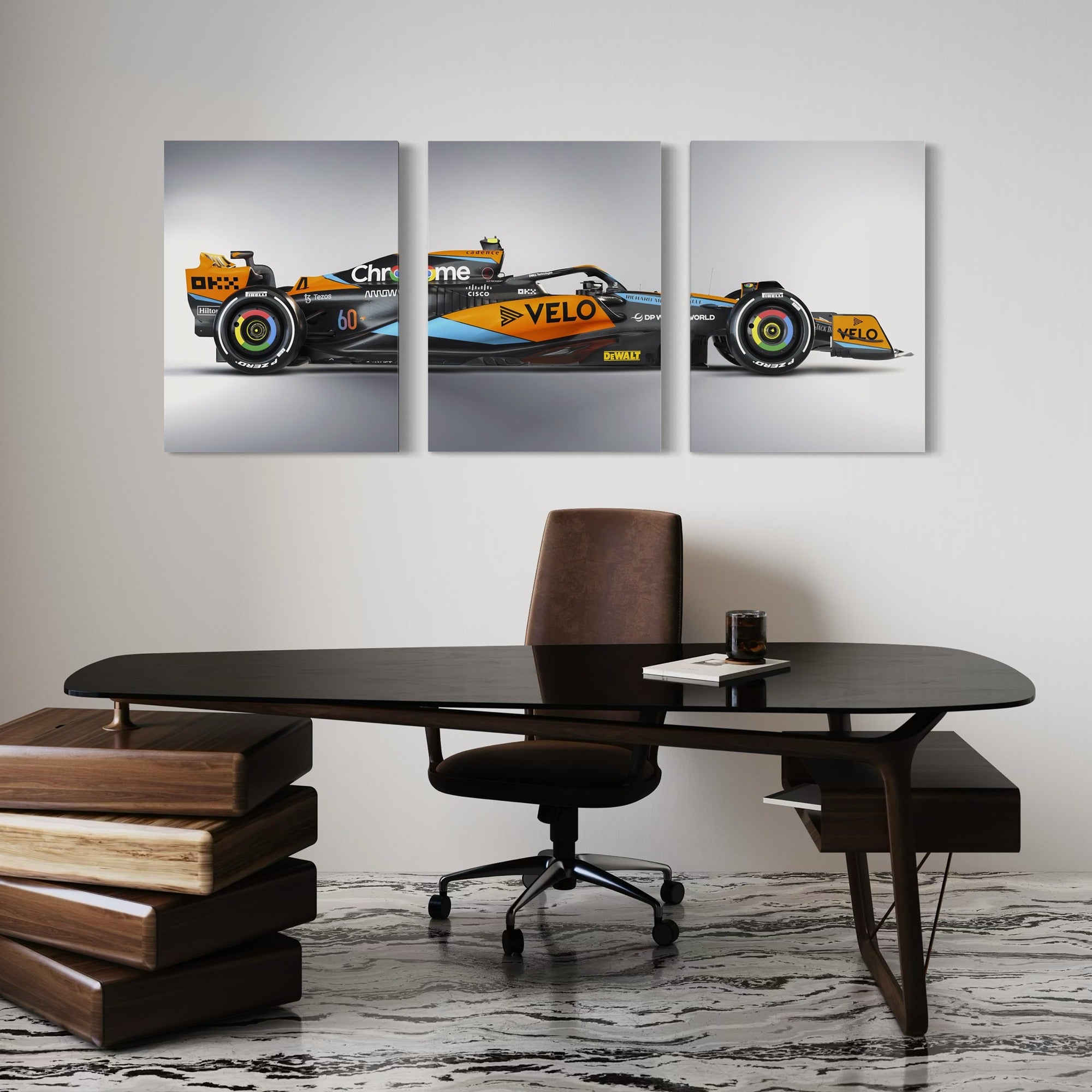 F1 | McLaren Formula 1 - 3 Piece Canvas Print