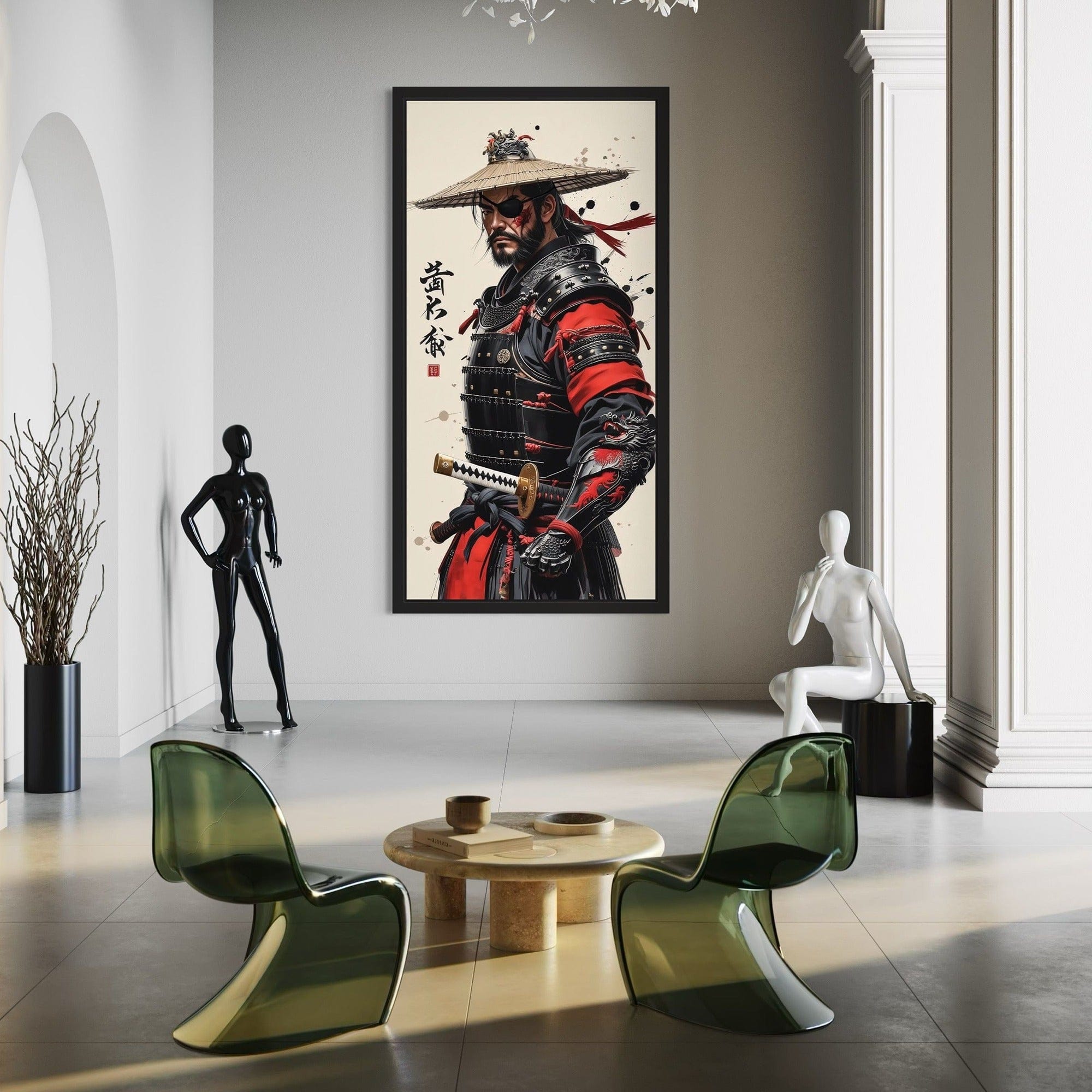 Shadow Blade – Japanese Ronin Samurai Canvas Wall Art